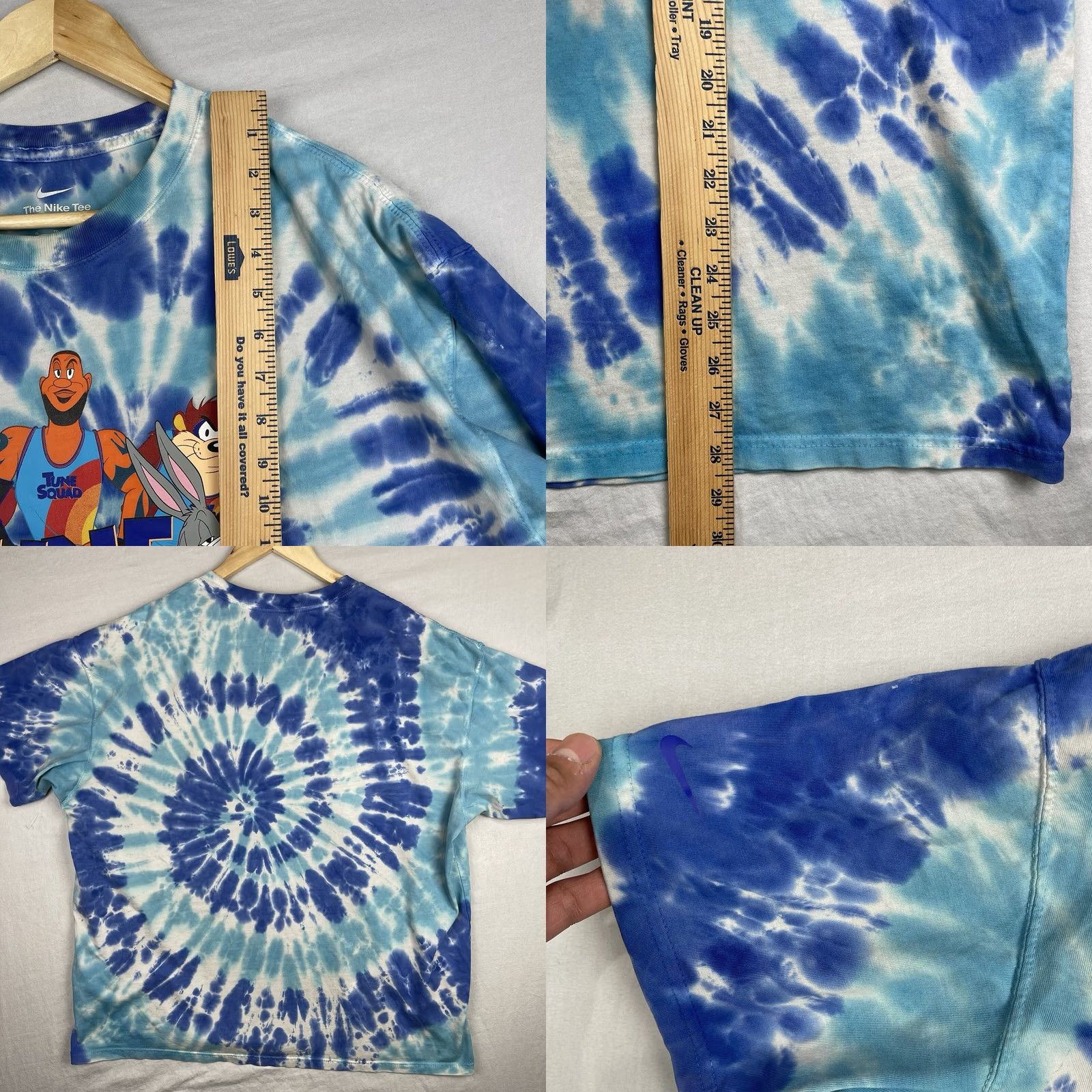 Nike Nike LeBron Space Jam A New Legacy Tune Squad Shirt Mens XL Blue Tie Dye Graphic Print Shoes? Size US XL / EU 56 / 4 - 8 Thumbnail