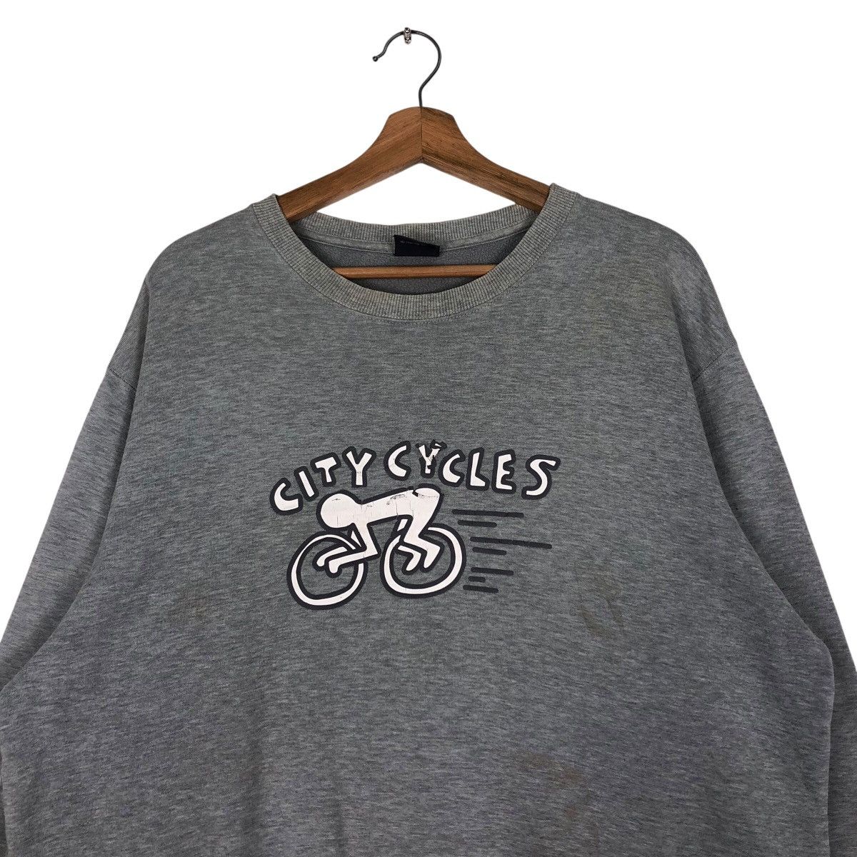 Japanese Brand 📌Vintage Sweatshirt Keith Haring Big Logo Design Size US XL / EU 56 / 4 - 3 Thumbnail