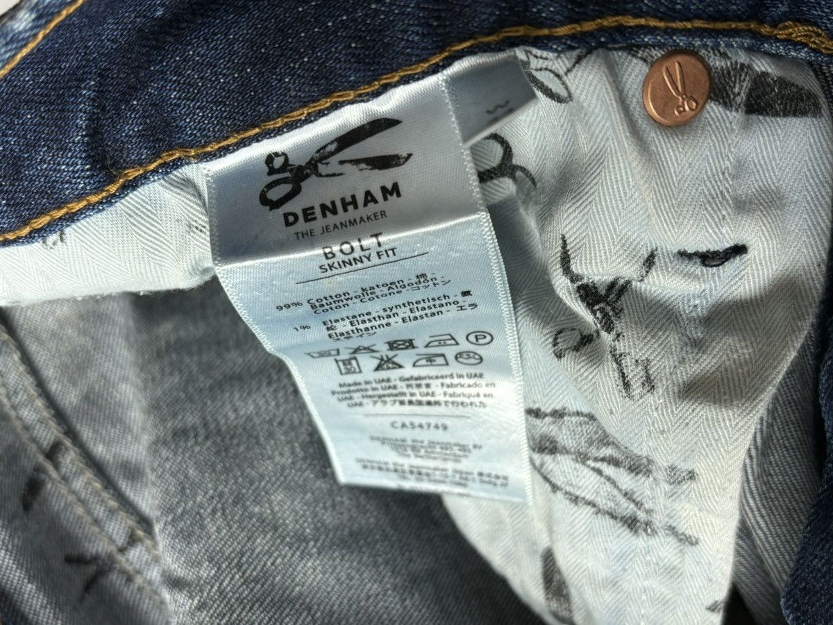 DENHAM Denham Slim Fit Distressed Japanese Denim Jeans size 34 Size US 34 / EU 50 - 5 Thumbnail