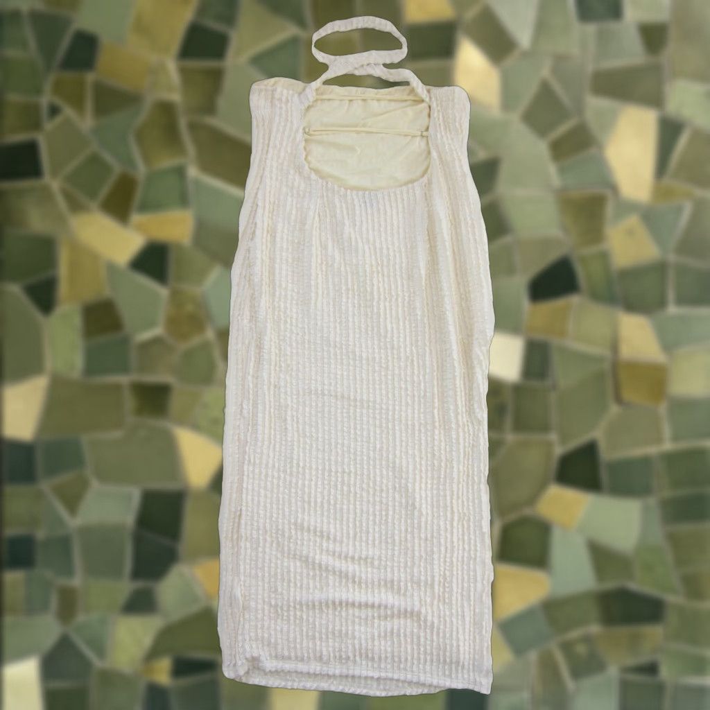 Vintage Peppermayo NWT Ivory Lace Stretch Strapless Wrap Neck Sadie Maxi Dress 16 Size XXL / US 16-18 / IT 52-54 - 1 Thumbnail