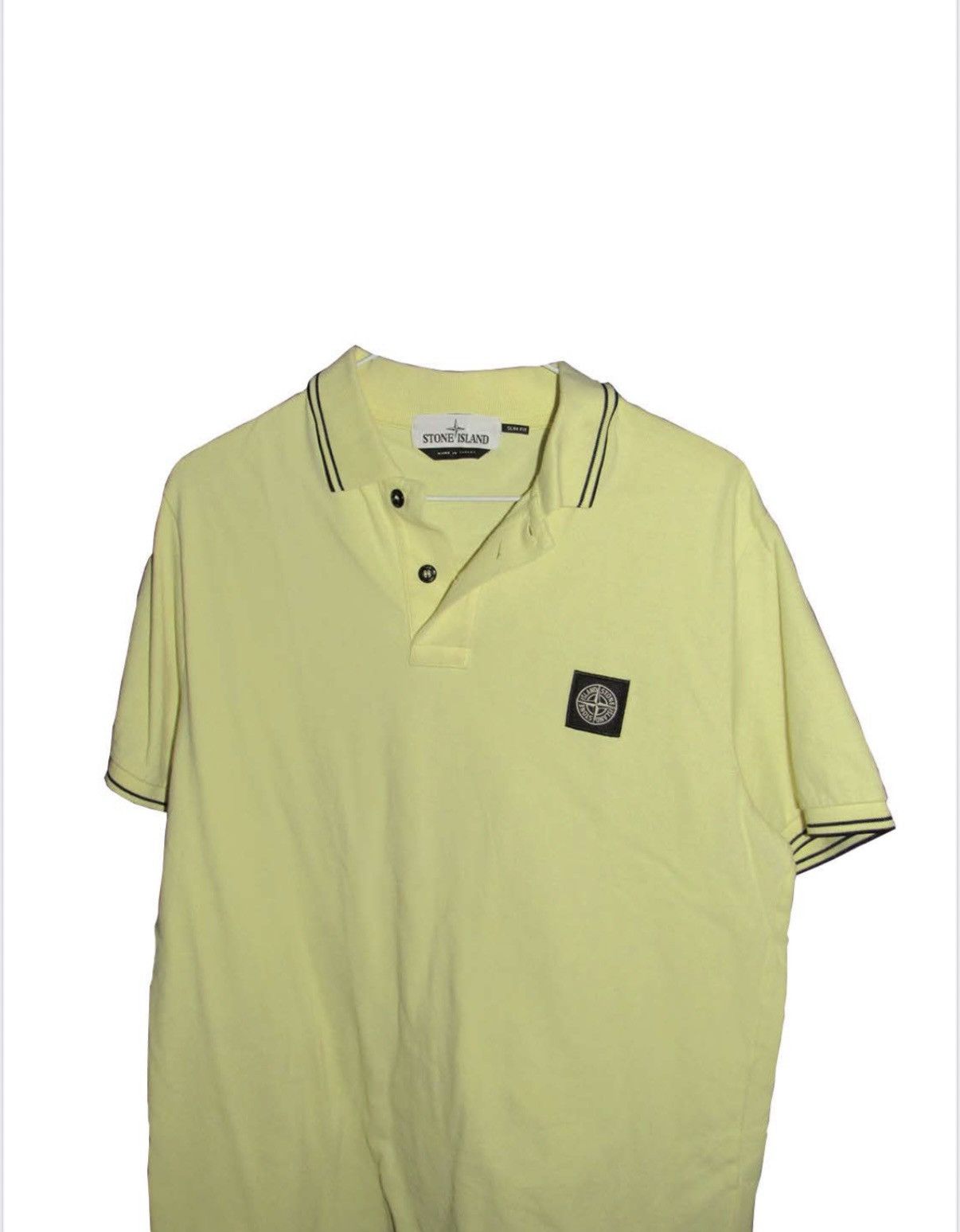 Stone Island Shadow Project Stone Island Men’s Yellow Polo Size US S / EU 44-46 / 1 - 1 Thumbnail