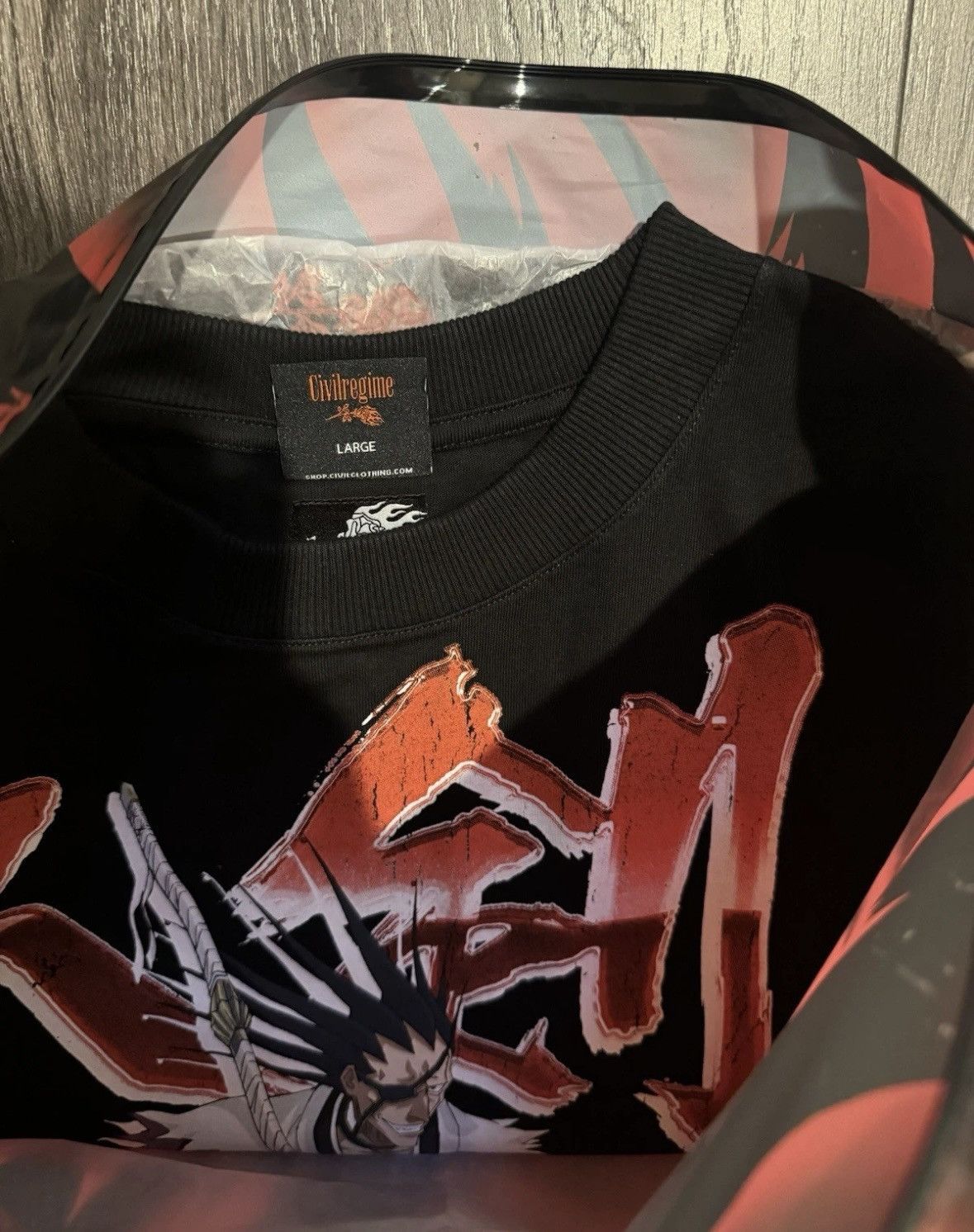 Civil Regime ZARAKI'S CHAOS 199X OVERSIZED TEE IN BLACK Size LARGE Size US L / EU 52-54 / 3 - 2 Thumbnail