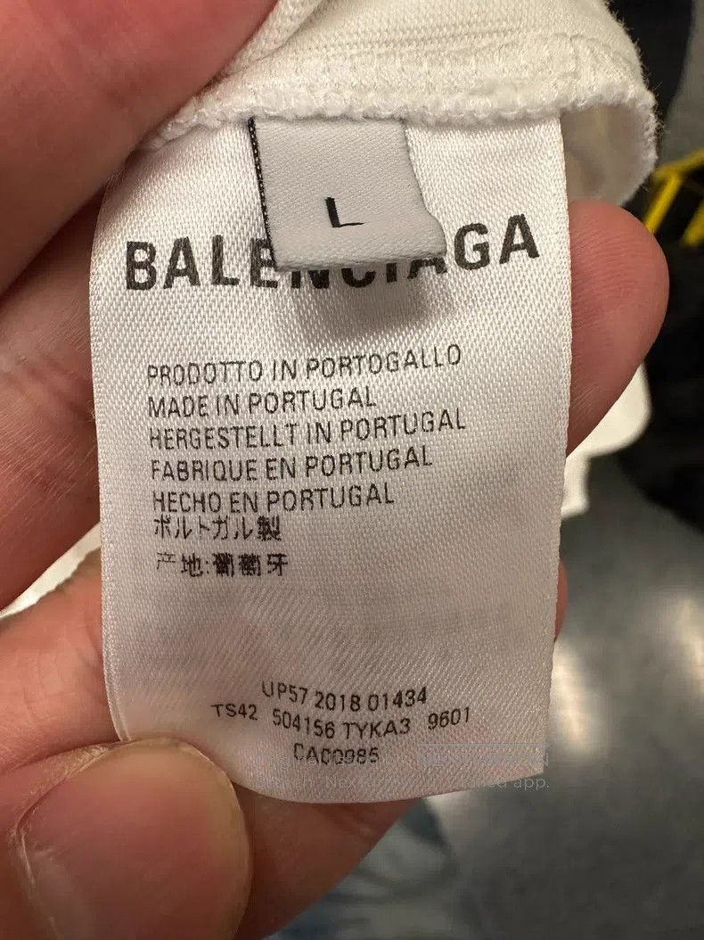 Balenciaga Balenciaga Double B Alphabet Printed Short Sleeve Size US L / EU 52-54 / 3 - 4 Thumbnail