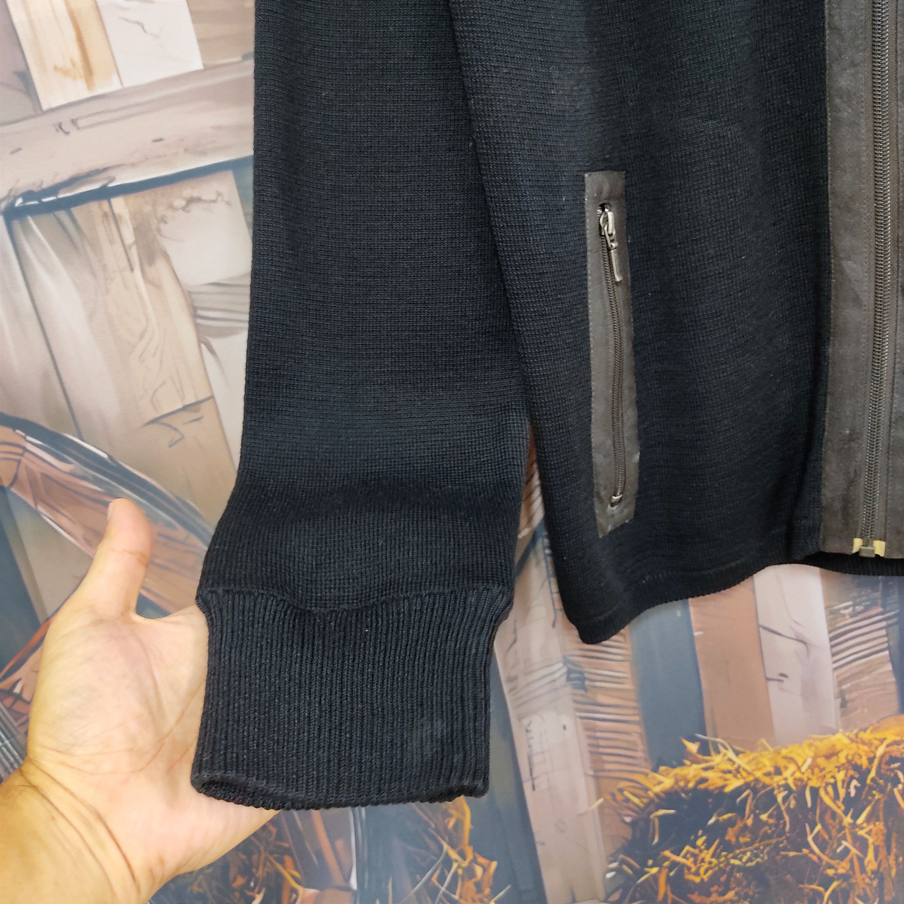 Black Label Burberry Black Label Wool Knitted Zipper Jacket Size US M / EU 48-50 / 2 - 5 Thumbnail