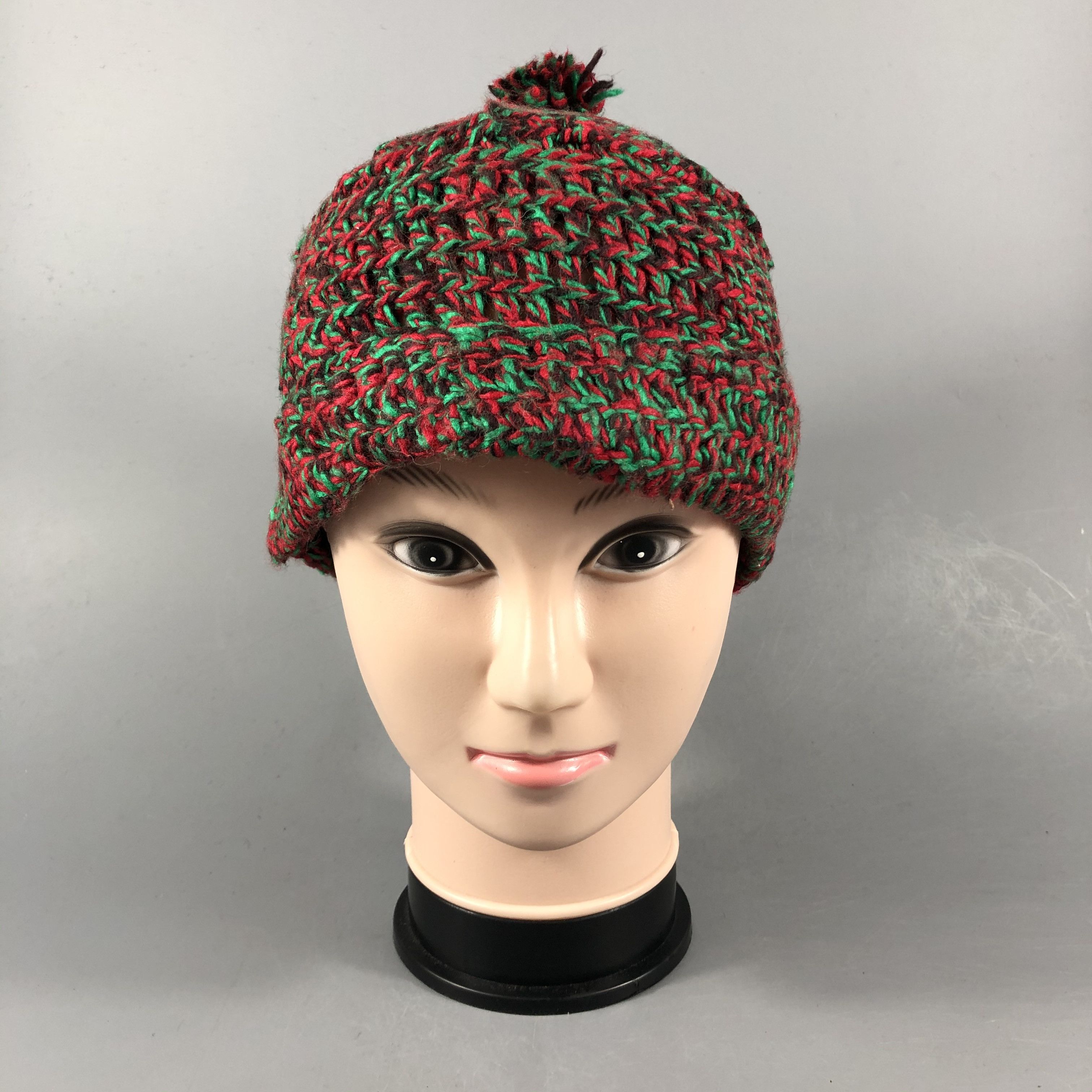 Japanese Brand Knitted Beanie Crochet Snowcap Hat Size ONE SIZE - 1 Thumbnail