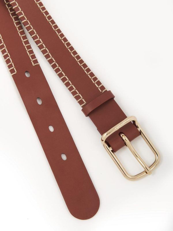Chloe o1loc1c1024 Size: OS /Louela Belt in Sepia/Brown Size ONE SIZE - 2 Thumbnail