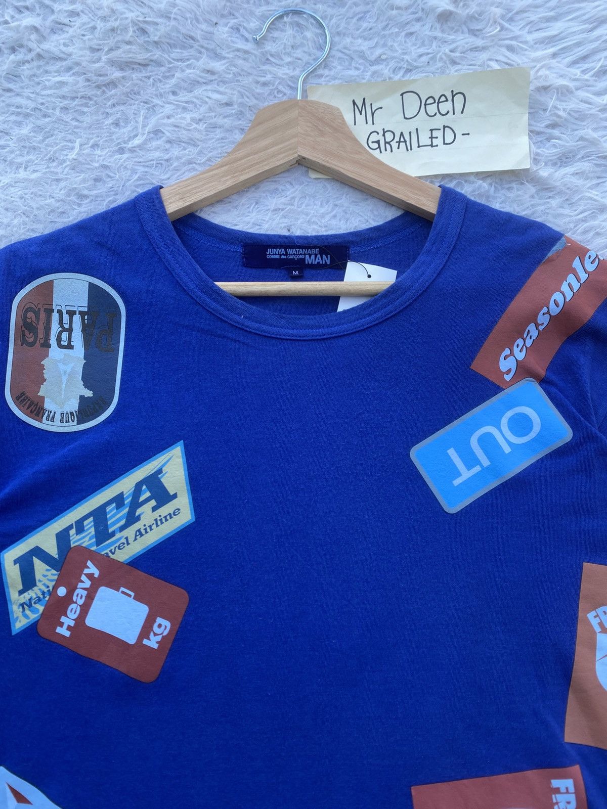 Comme des Garcons Rare SS09 Junya Watanabe Comme Des Garcons MAN Tshirt Size US M / EU 48-50 / 2 - 8 Thumbnail