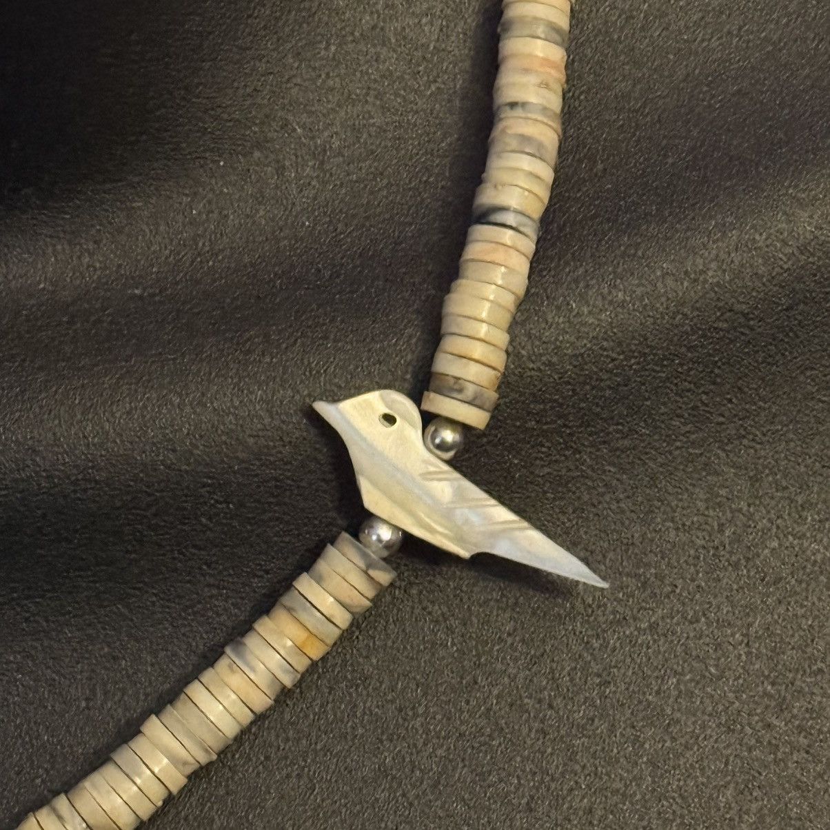 Vintage Vintage Native American MOP bird heshi bead necklace Size ONE SIZE - 2 Thumbnail