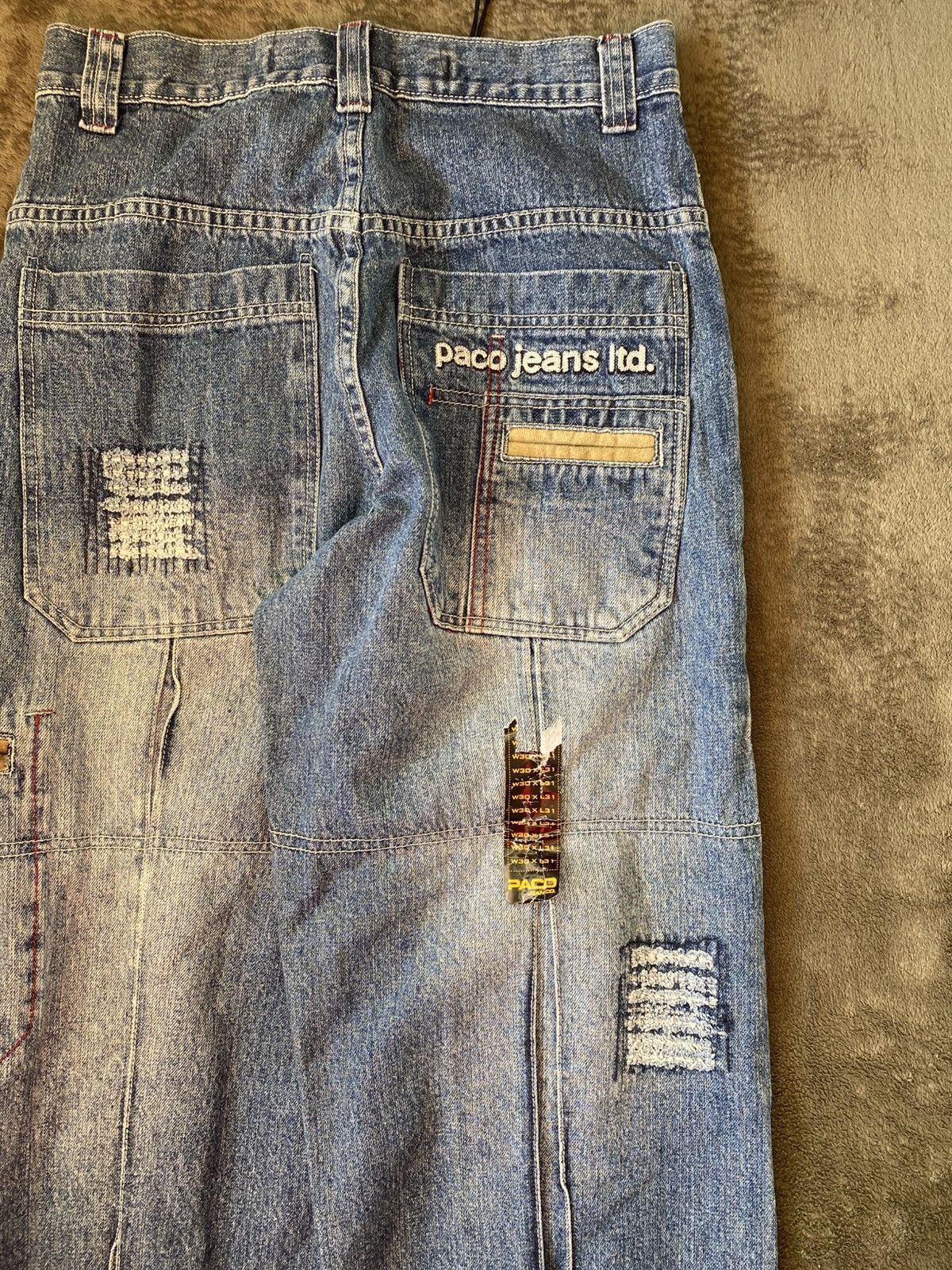 Japanese Brand Paco X JNCO Rap LTD Y2K Wide Rap Skate Vintage Jeans Size US 30 / EU 46 - 8 Thumbnail