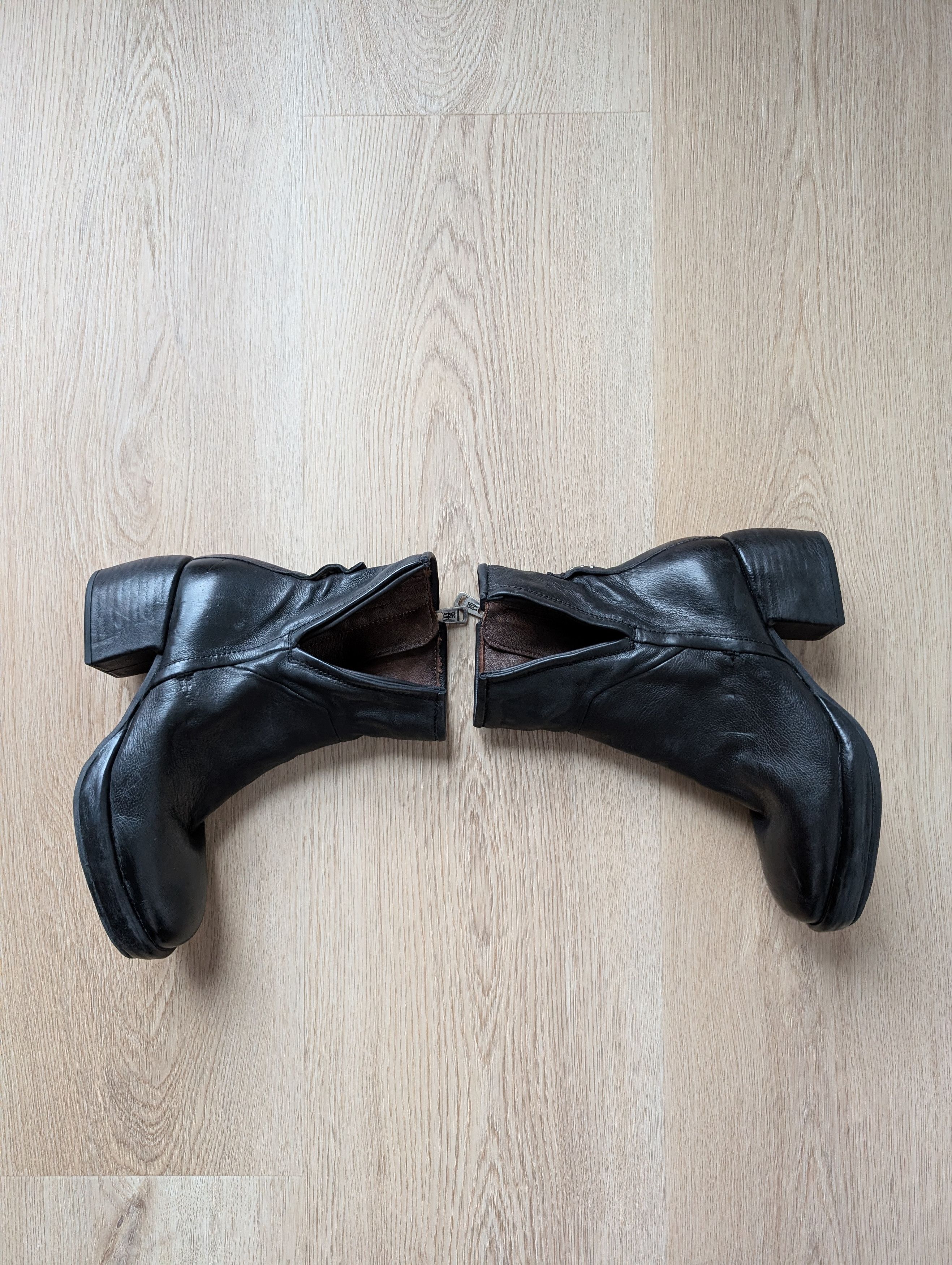 A.S.98 A.S 98 Airstep Ankle Boots Black Avant-Garde Biker Size US 6 / IT 36 - 2 Thumbnail