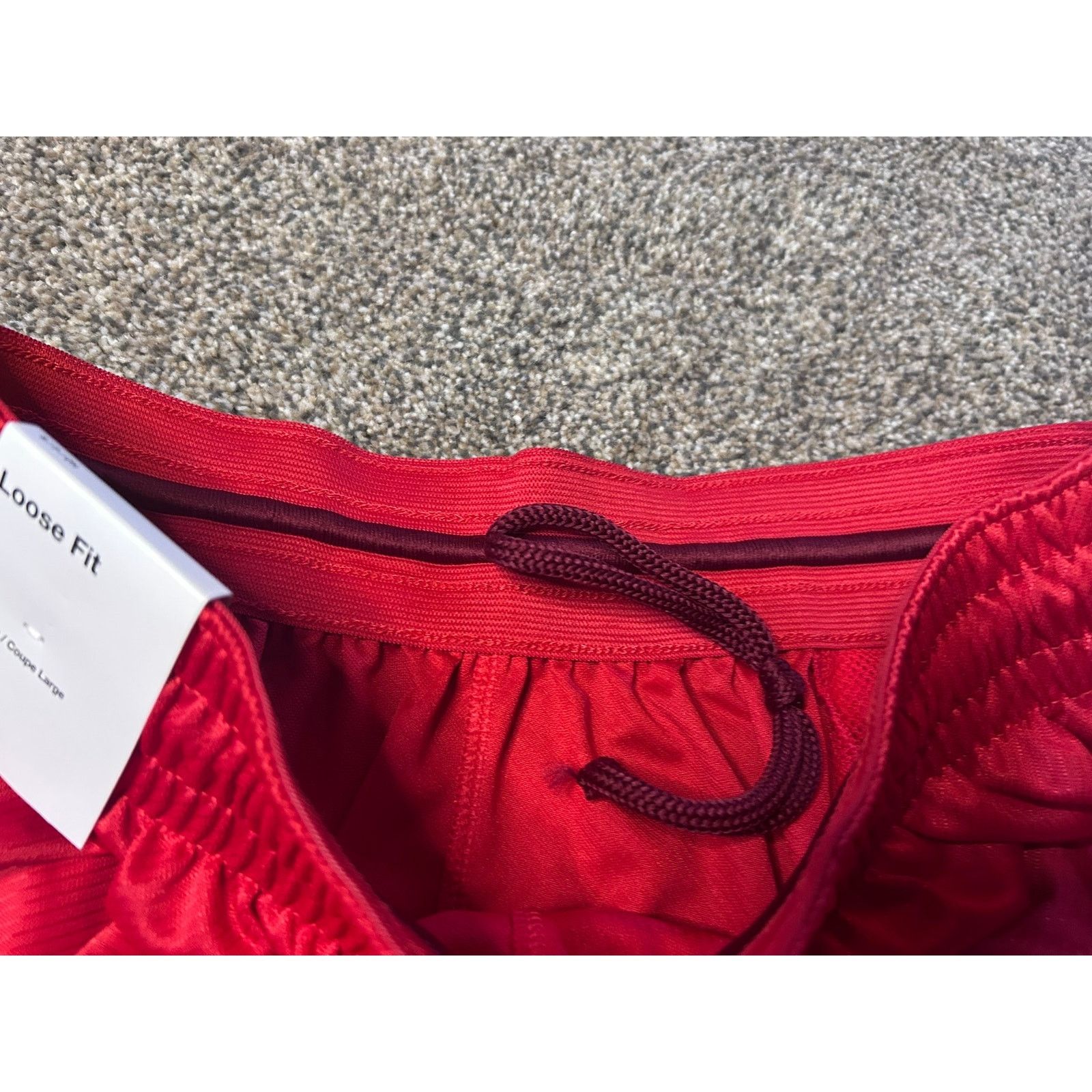 Nike Nike Dri-FIT ISoFly Women's Red Loose Fit Basketball Shorts Size 27" / US 4 / IT 40 - 10 Thumbnail