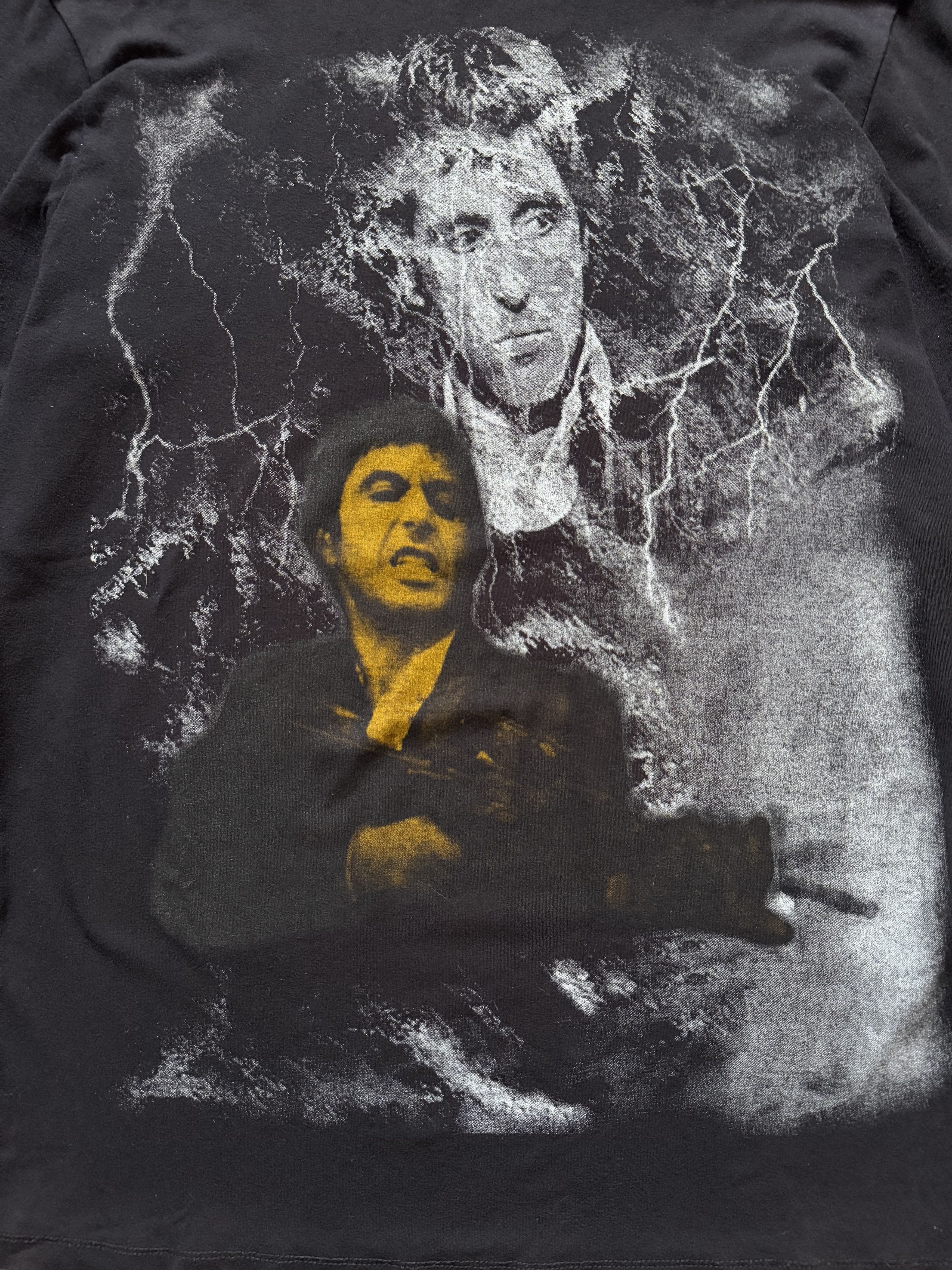 Vintage 🔥SICK🔥Scarface Tony Montana Vintage Longsleeve Size US L / EU 52-54 / 3 - 3 Thumbnail