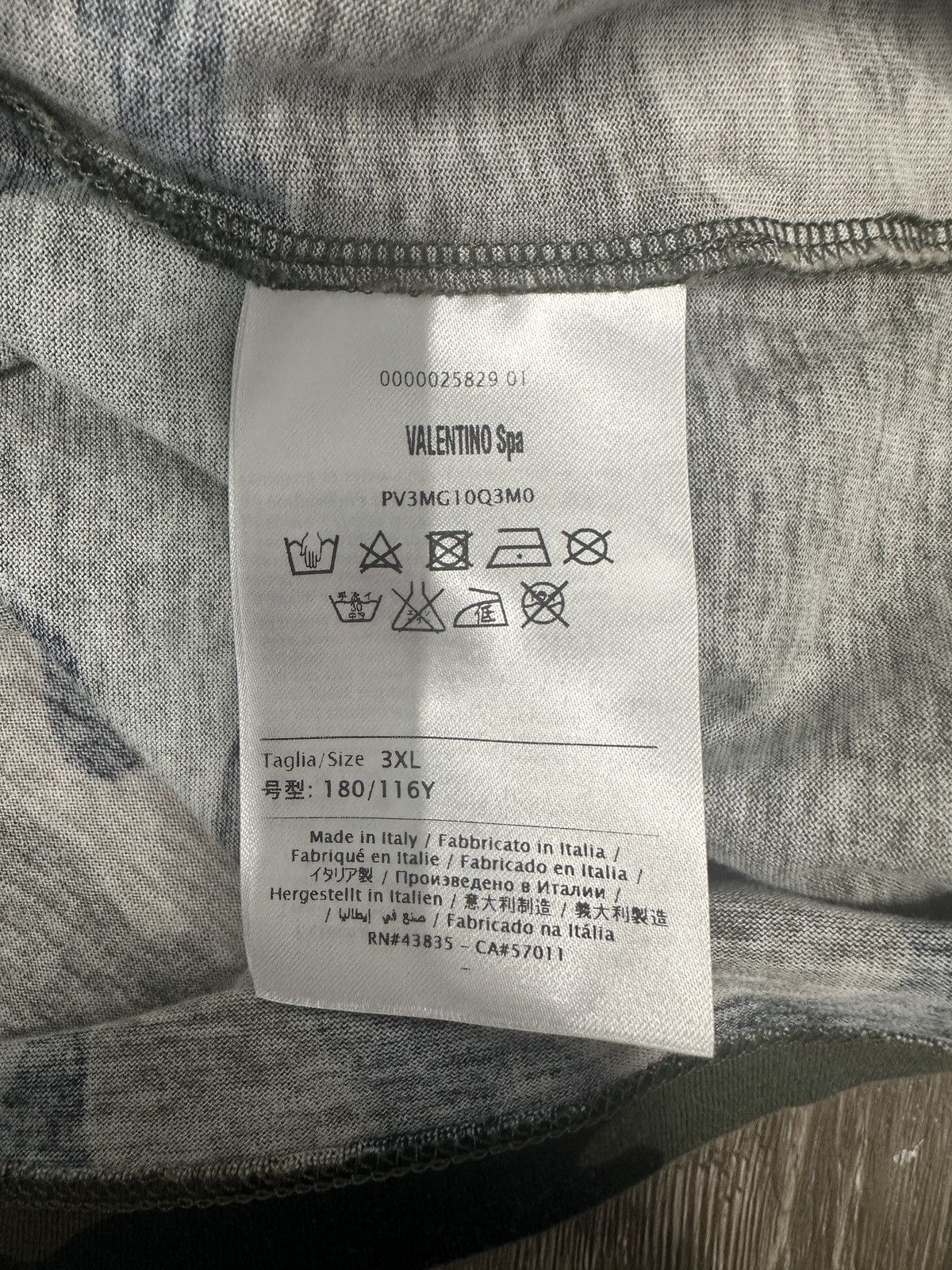 Valentino Valentino CAMO ANYWHEN Tee Size US XXL / EU 58 / 5 - 4 Thumbnail