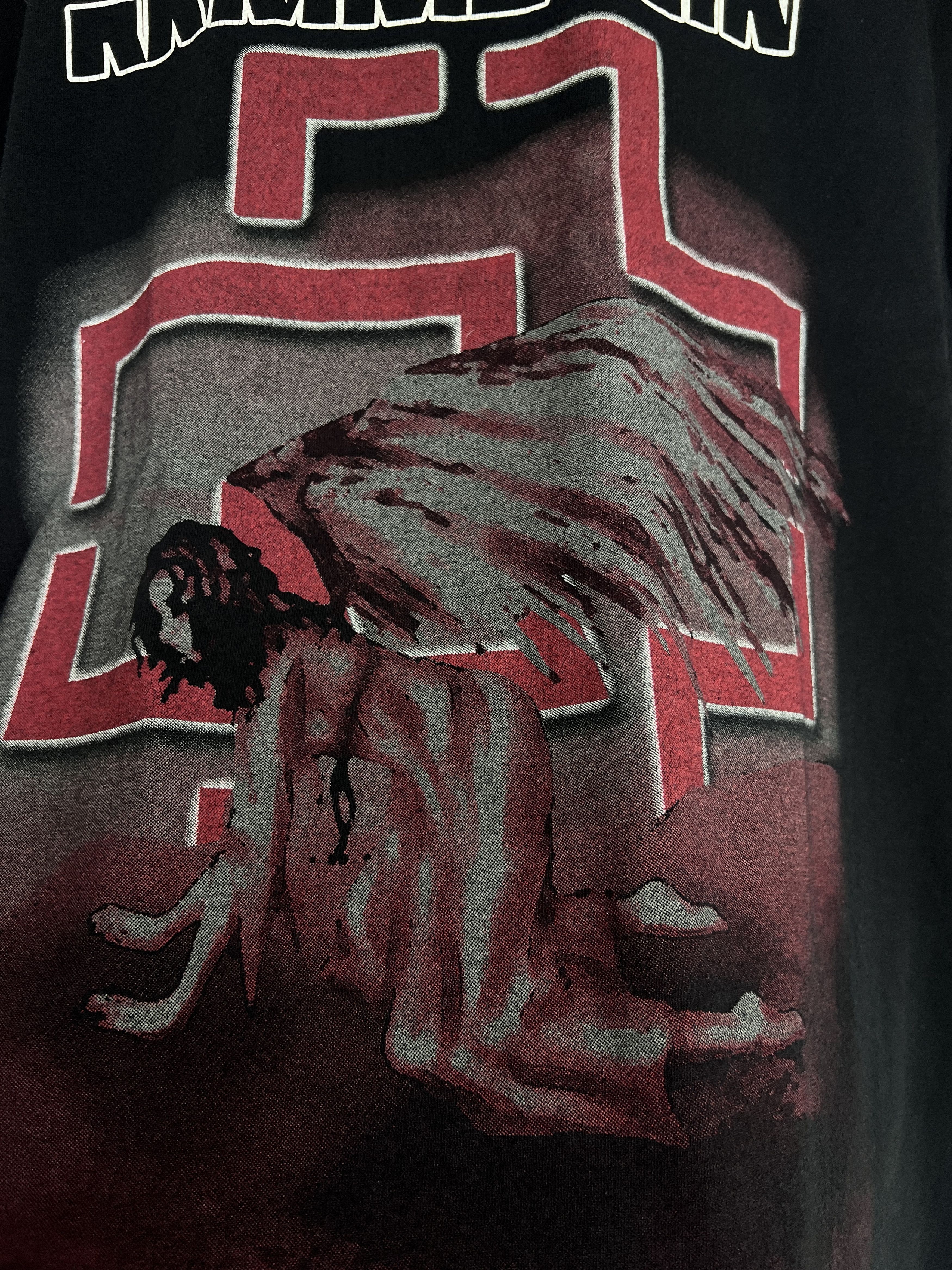 Fruit Of The Loom Rare! Rammstein 2007 Kein Engel t shirt promo album tee tour Size US L / EU 52-54 / 3 - 9 Thumbnail