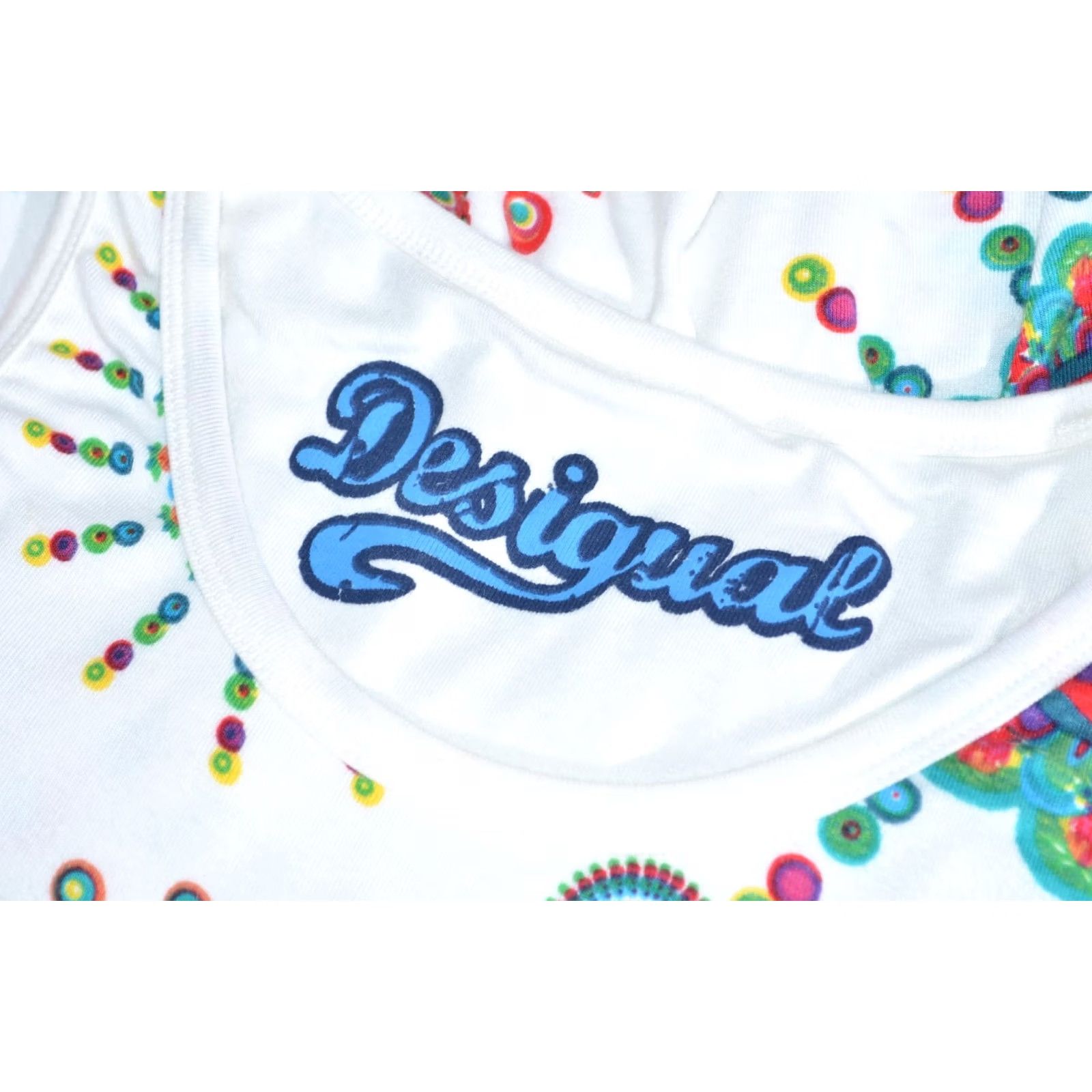 Desigual Desigual White Mini Dress Sleeveless Size 34 Womens Dress Casual Party/Cocktail Travel Spring Summer Size XXS / US 00 / IT 34 - 5 Thumbnail