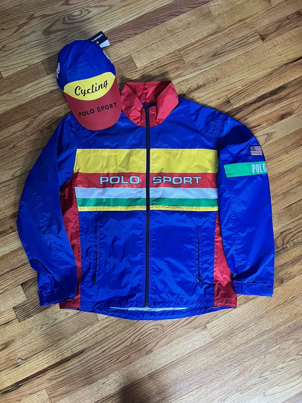 Polo Ralph Lauren Cycle Racing Jacket Size Large NWT Crest