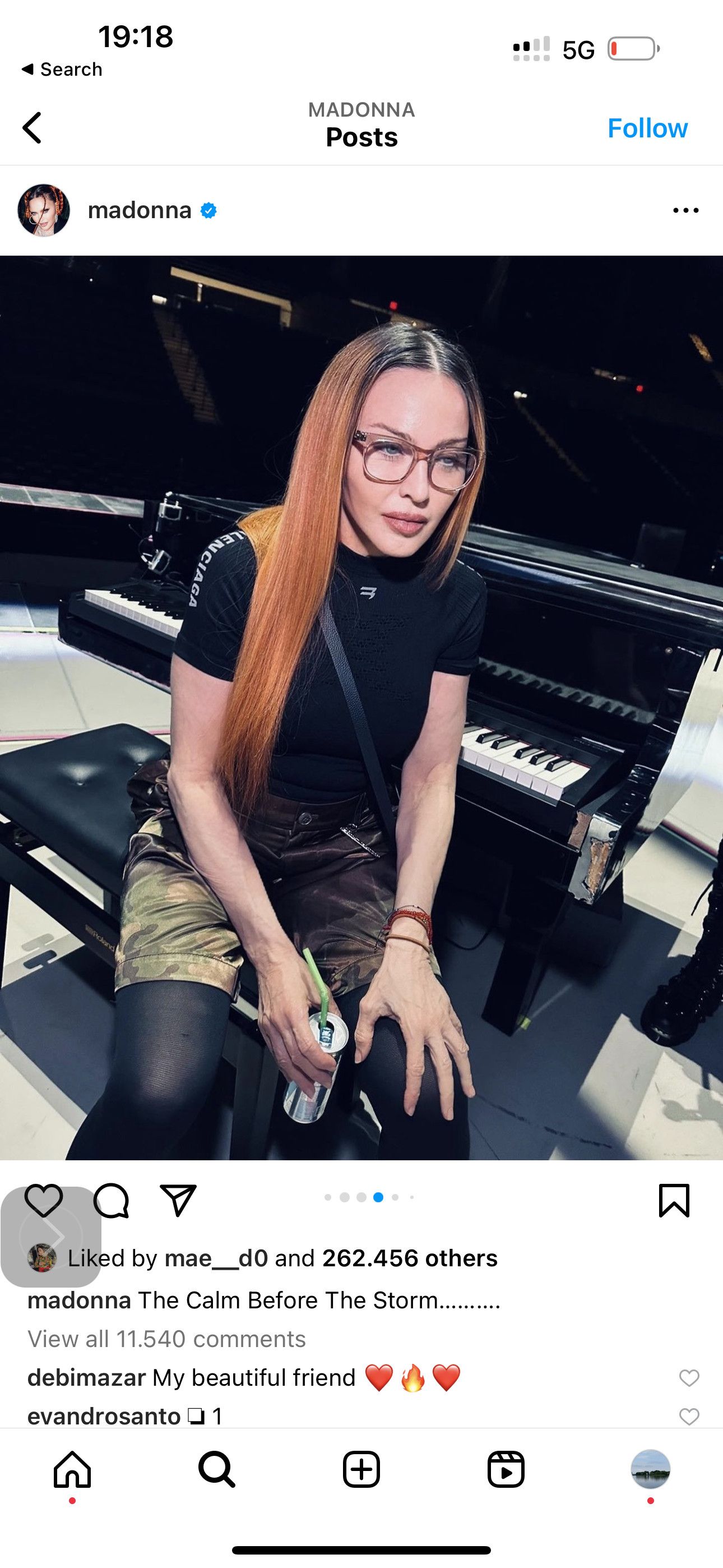 Balenciaga Balenciaga x X-Bionic athletic T-shirt worn by Madonna