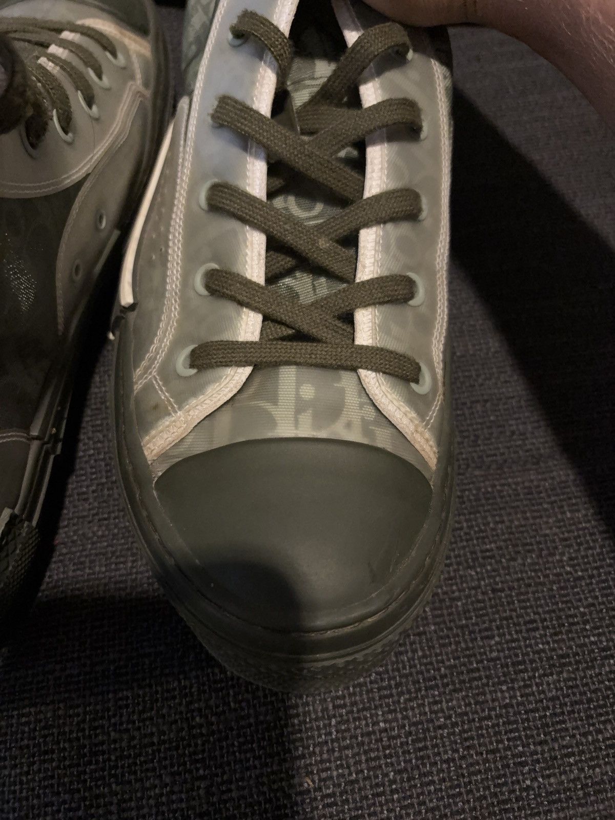 Dior Dior B23 Olive Oblique Canvas Size US 11 / EU 44 - 10 Thumbnail