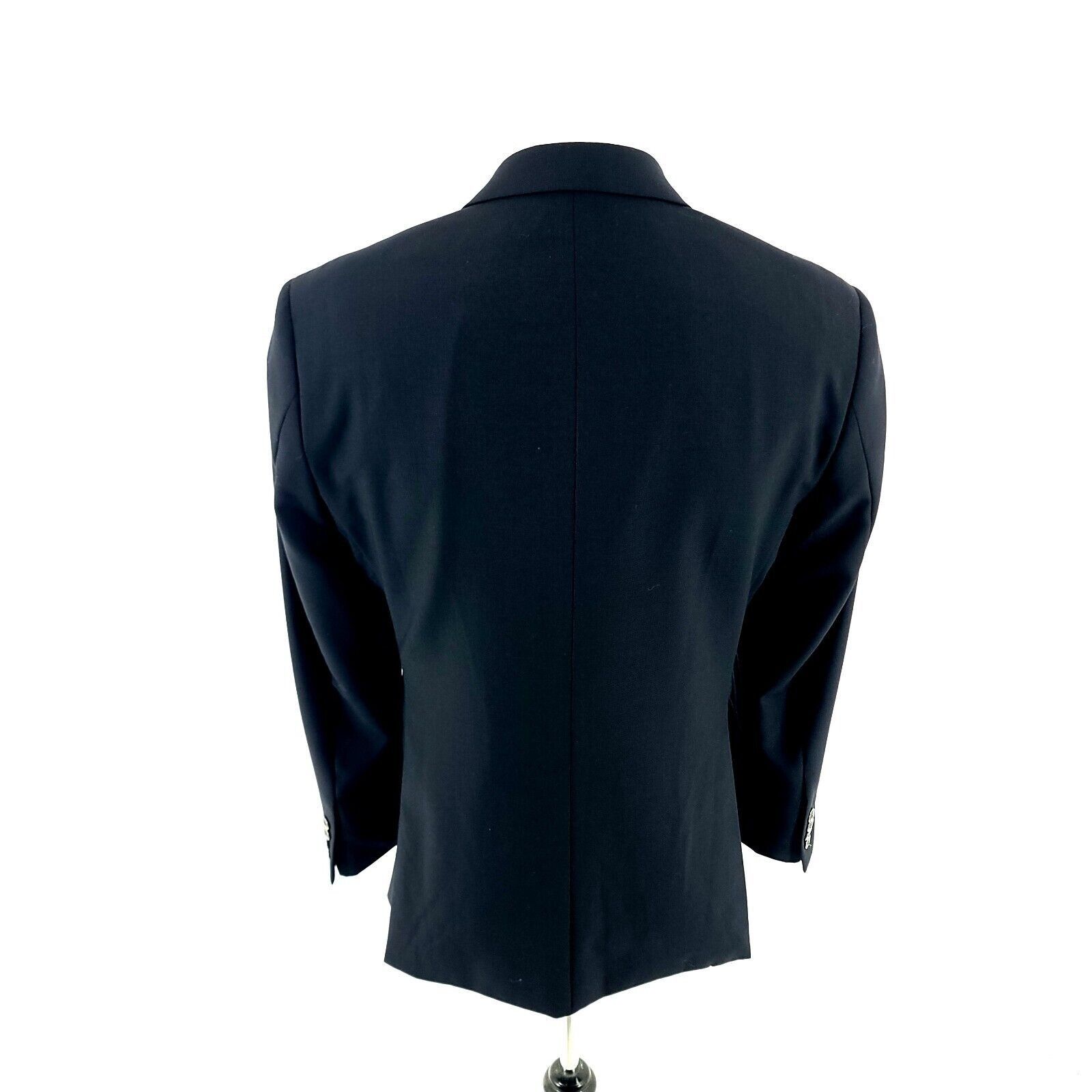 Pronto Uomo Pronto Uomo Wool Polyester 2 Button Blazer 38S Blue Tagged 4 Size 38S - 5 Thumbnail