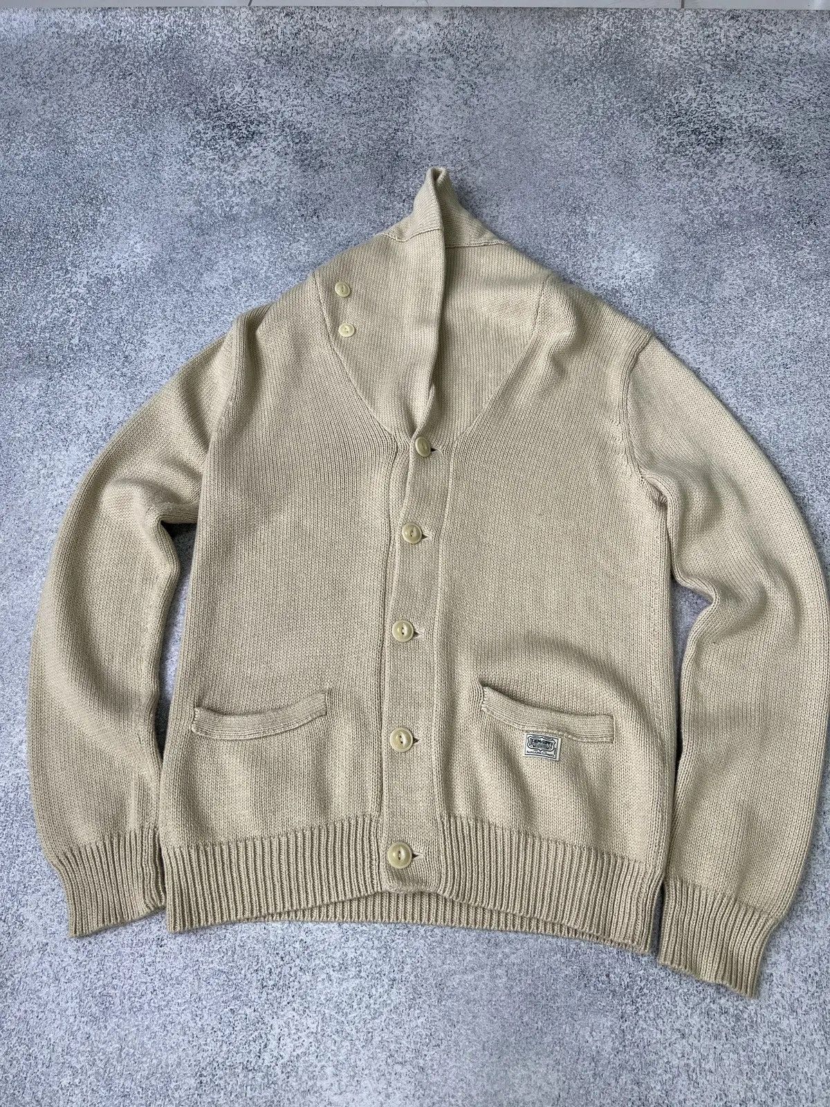 Polo Ralph Lauren × Ralph Lauren × Vintage Vintage Ralph Lauren Denim Supply Heavy knitted cardigan Size US S / EU 44-46 / 1 - 6 Thumbnail