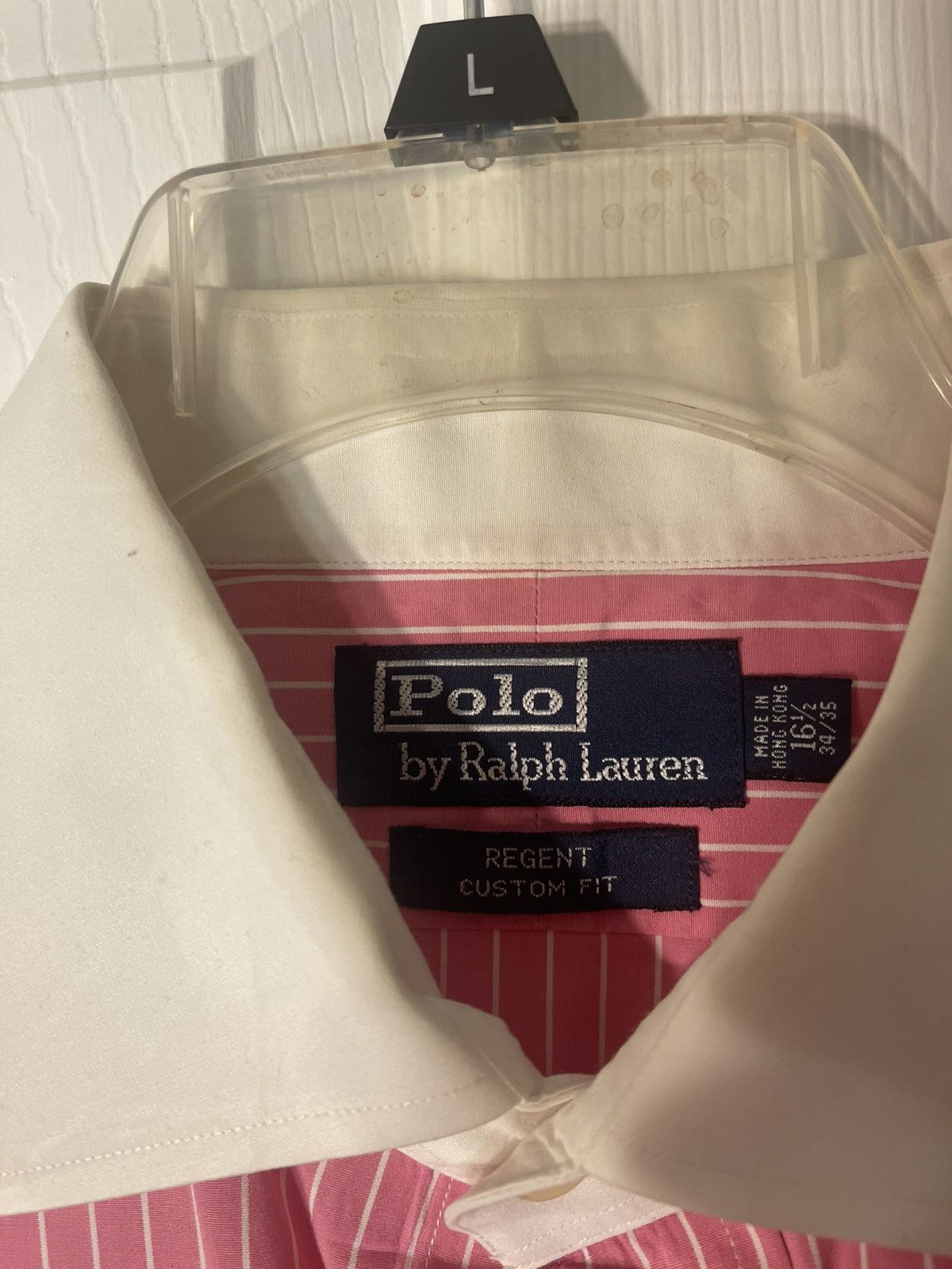 Polo Ralph Lauren Polo Ralph Lauren Regent Custom Fit Striped Shirt Pink Size US L / EU 52-54 / 3 - 3 Thumbnail