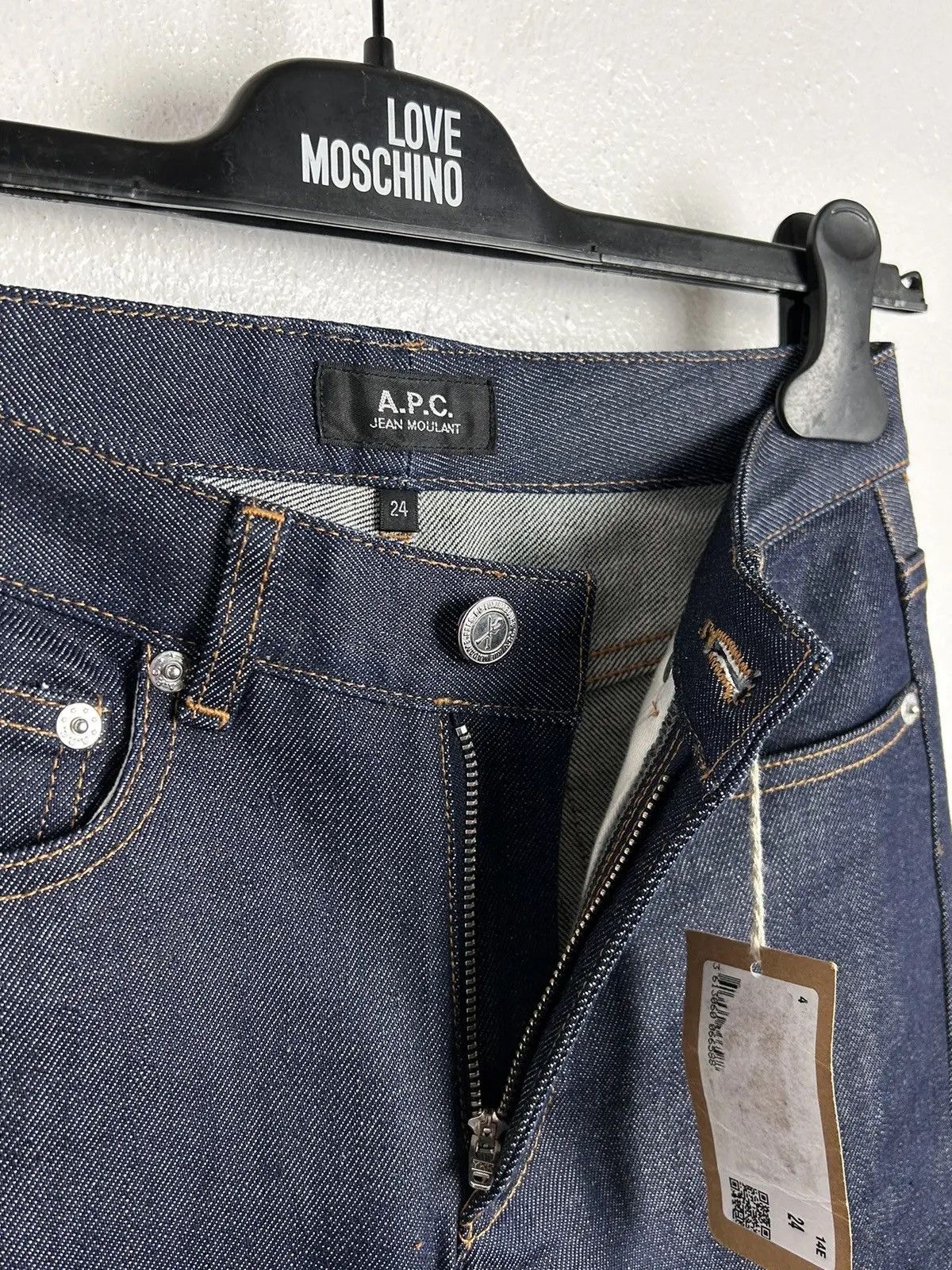 A.P.C. BNWT A.P.C. Jean Moulant Womens Jeans In Size 24 Size 24" / US 00 / IT 34 - 5 Thumbnail