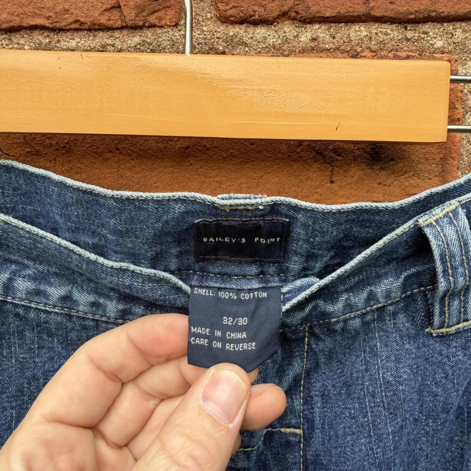 Other Vintage baileys point zip off denim cargo jeans 00s 32x30 Size US 32 / EU 48 - 8 Thumbnail