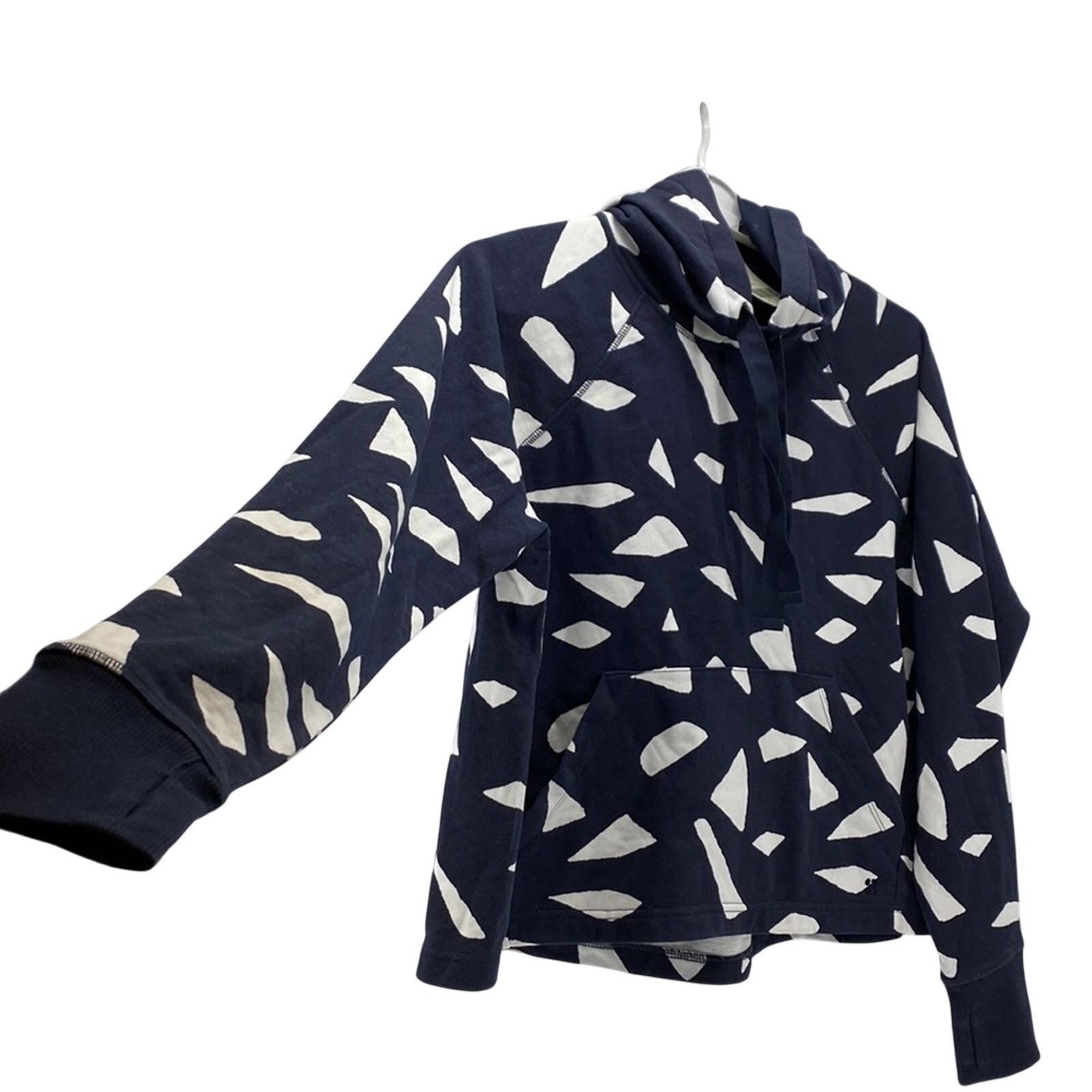 Sweaty Betty Sweaty Betty Revive Cropped Hoodie oversized boxy blue sz 10 Size L / US 10 / IT 46 - 6 Thumbnail