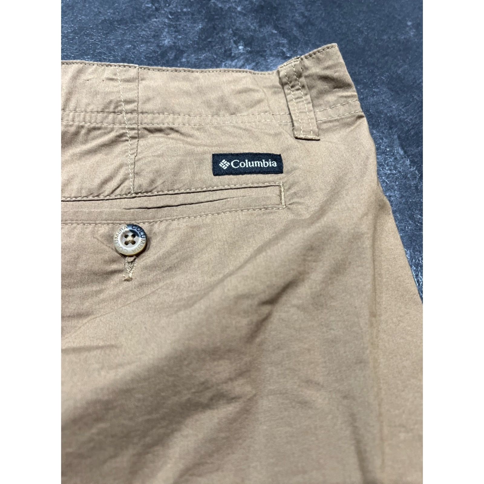 Vintage Columbia Brown Hiking Shorts Mens Size 38 Regular Cotton Activewear Size US 40 / EU 56 - 7 Thumbnail