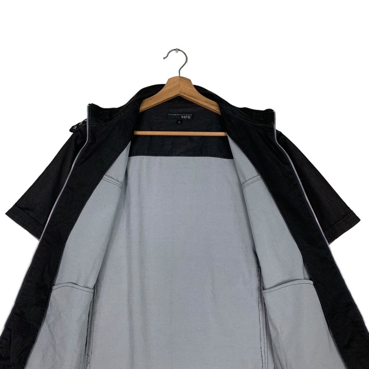 Other MFE Short Sleeve Black Casual Jacket #0488-C22 Size US L / EU 52-54 / 3 - 12 Thumbnail
