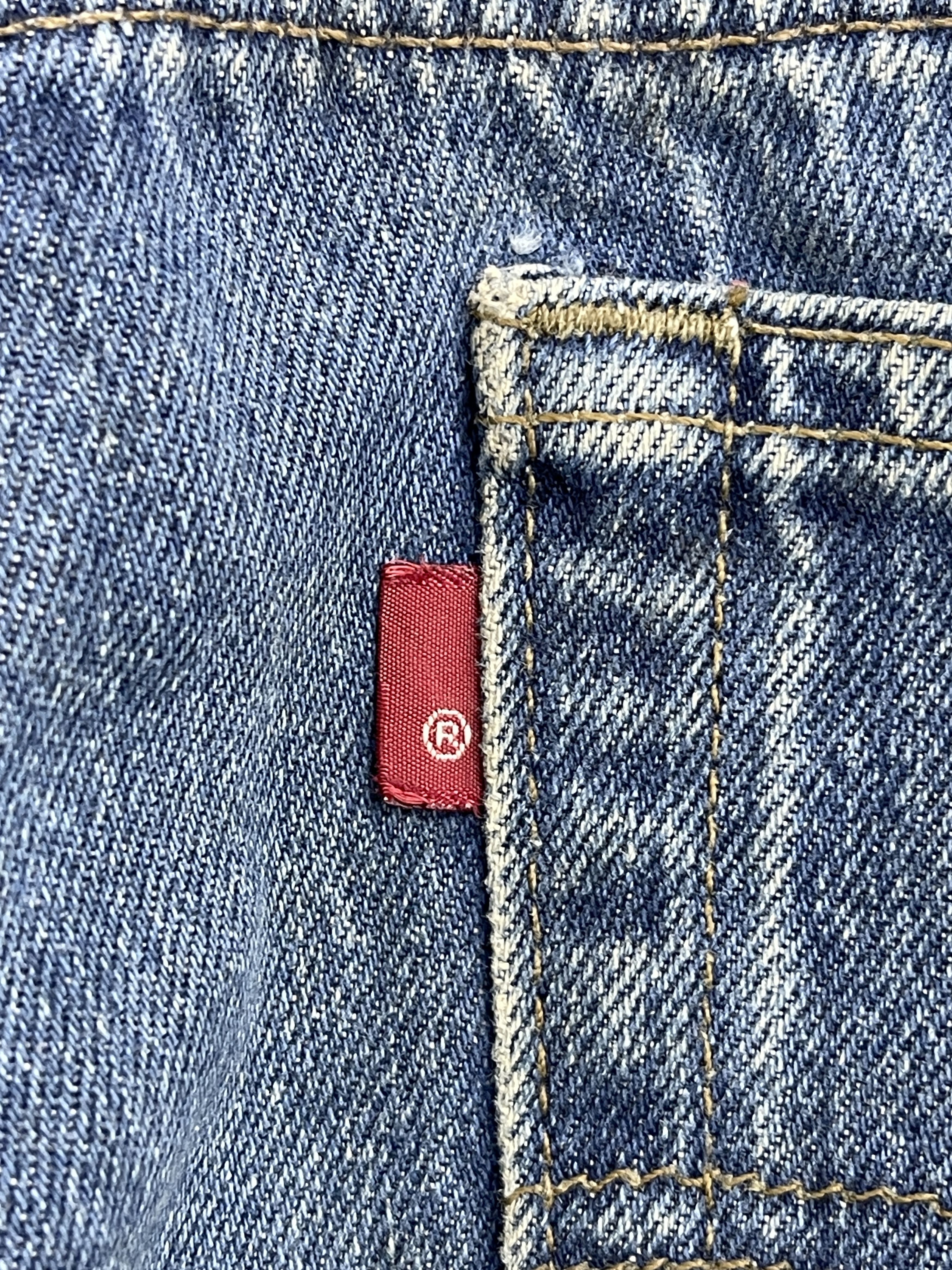 Levi's × Vintage Vintage Levis 577 Painter Light Blue Jeans DP2504 Size US 33 - 6 Thumbnail