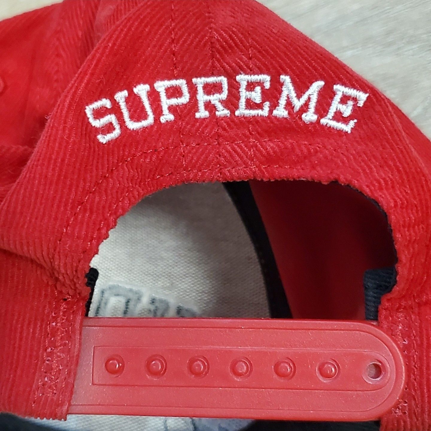 Champion × Supreme Supreme x Champion Embroidered Logo red 5-panel hat SS17 Size ONE SIZE - 6 Thumbnail