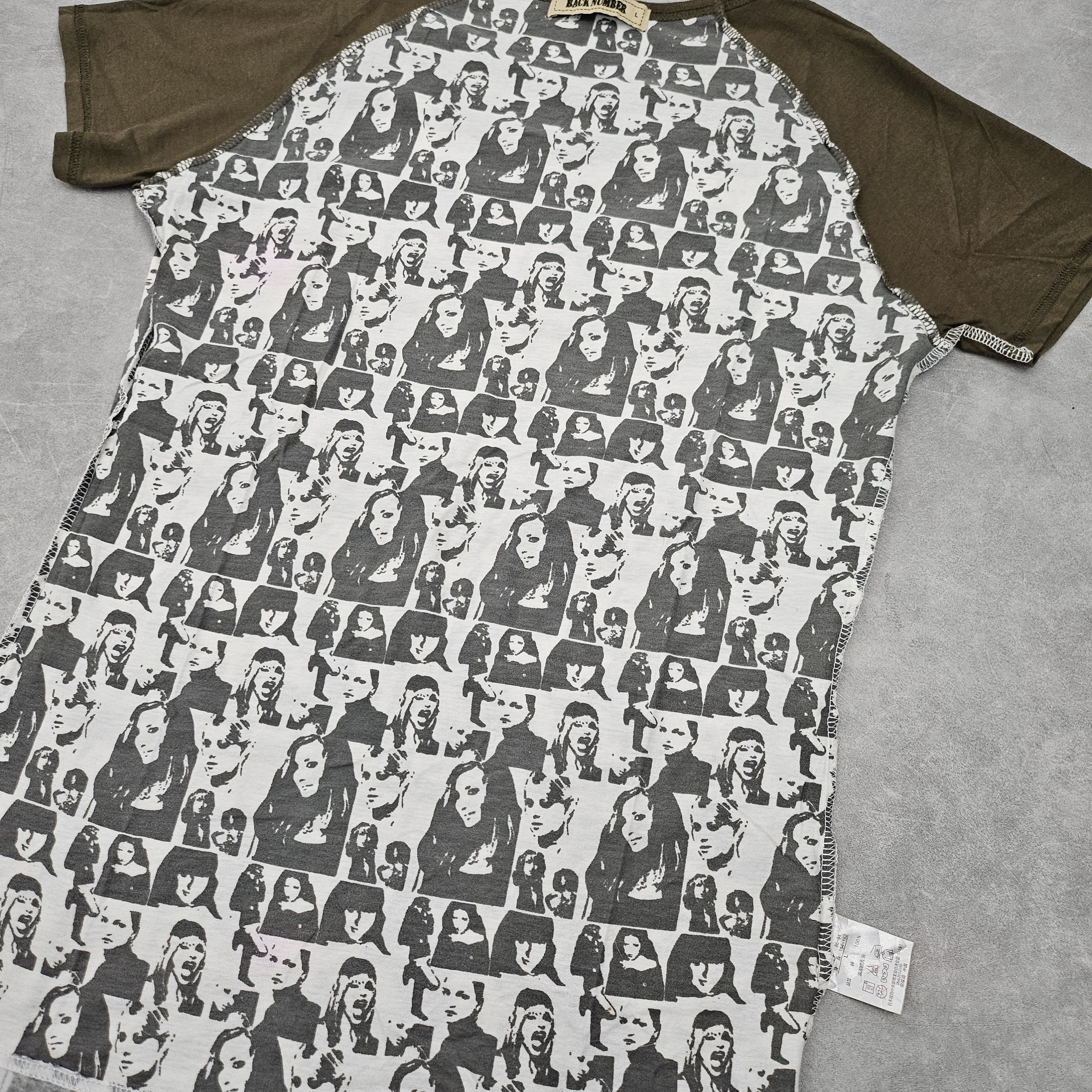 Hysteric Glamour Back Number reversible tee Hystericglamour styled Size US L / EU 52-54 / 3 - 4 Thumbnail