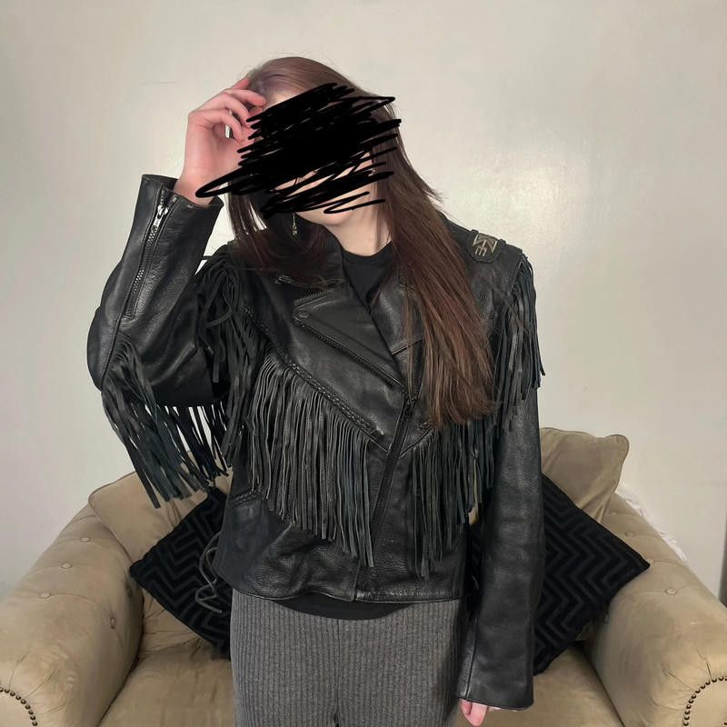 Designer OSX Leather Jacket L 100% Leather Size M / US 6-8 / IT 42-44 - 1 Thumbnail
