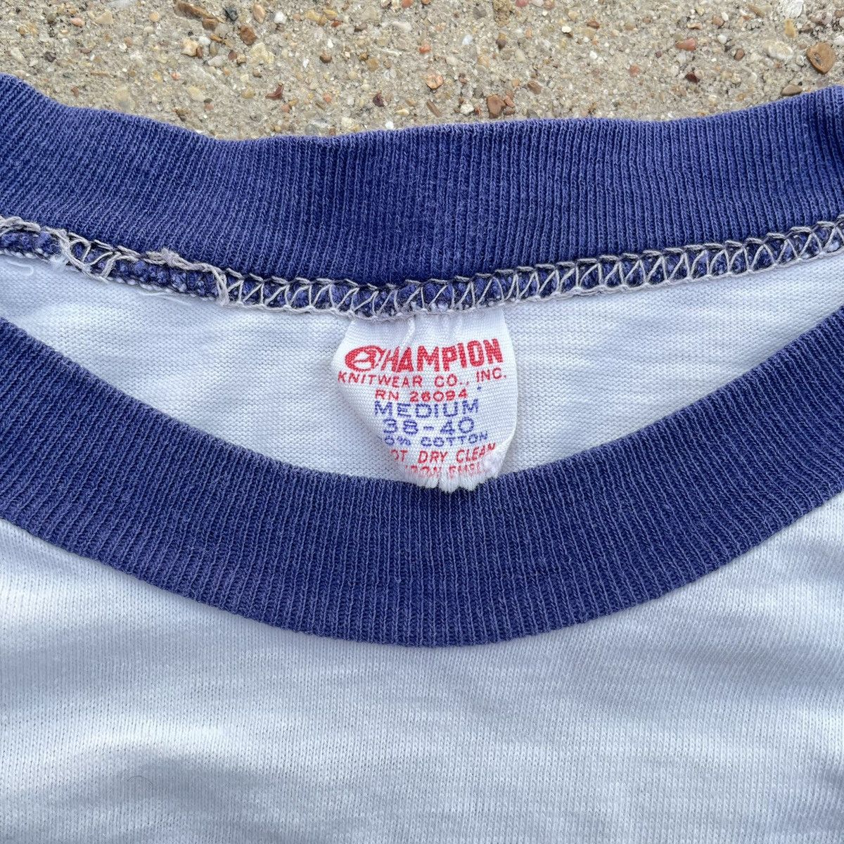 Champion Vintage 60s Champion Running Man Ole Miss Rebels Ringer Tee Size US M / EU 48-50 / 2 - 3 Thumbnail