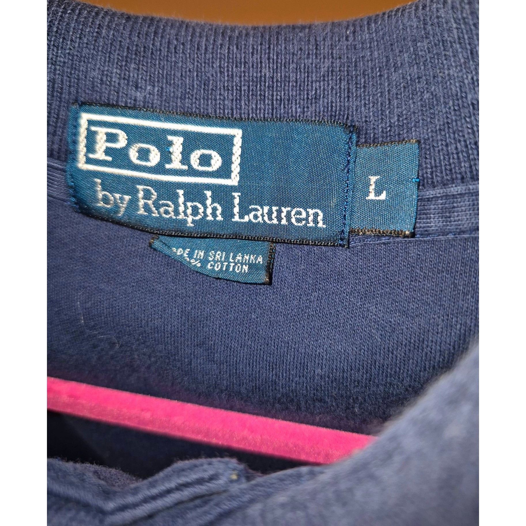 Polo Ralph Lauren Polo By Ralph Lauren Navy Short Sleeve Polo Shirt Mens Large Size US L / EU 52-54 / 3 - 2 Thumbnail