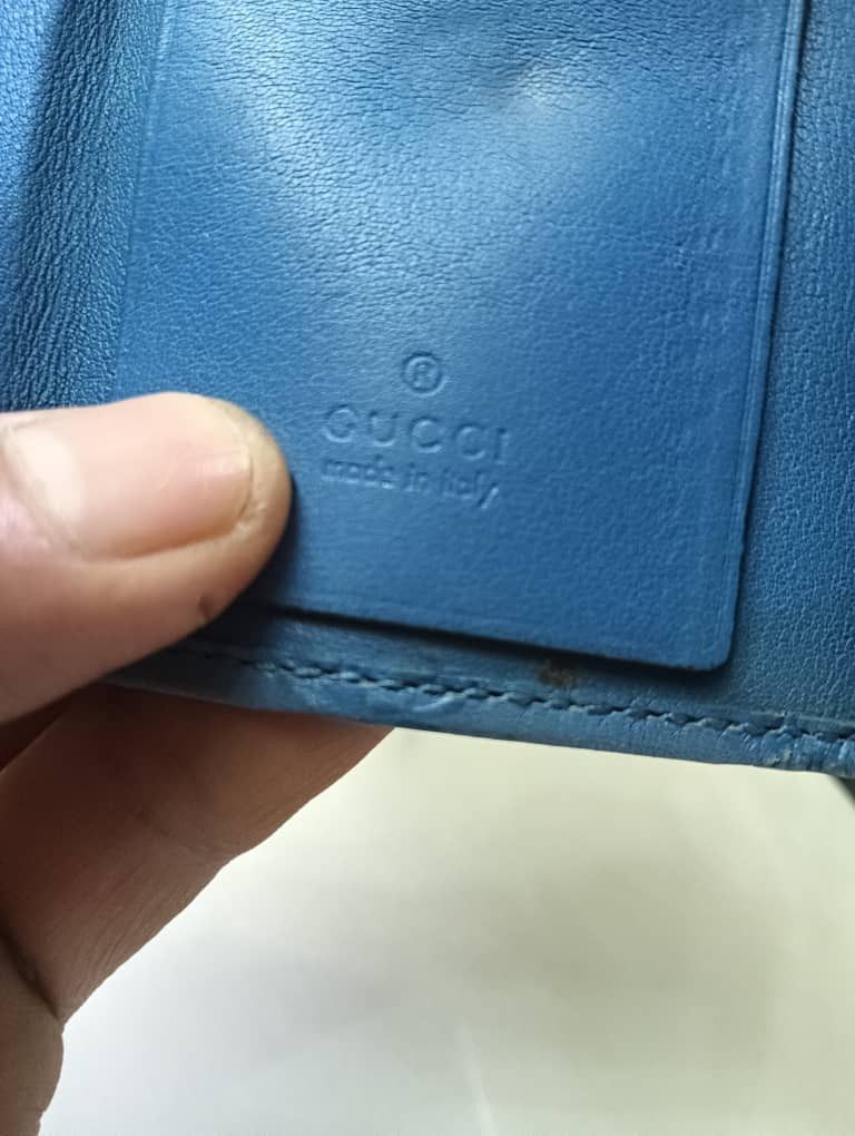 Gucci Vintage leather Gucci monogram key case Size ONE SIZE - 4 Thumbnail
