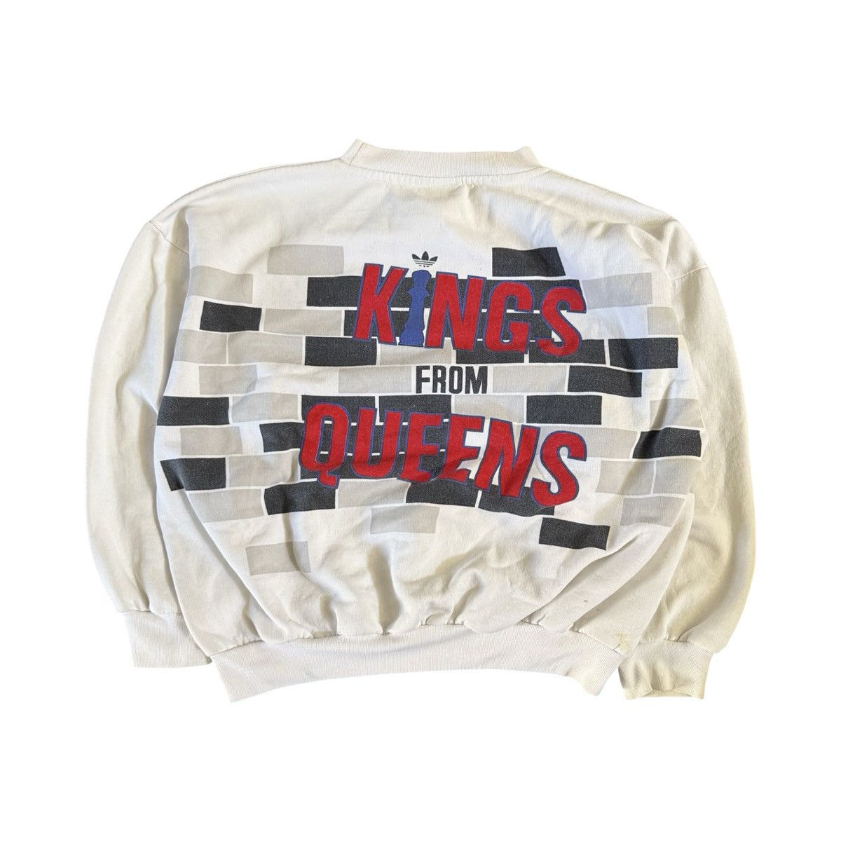 Adidas Vintage adidas x Run DMC “Kings From Queens” crewneck Size US XL / EU 56 / 4 - 2 Thumbnail