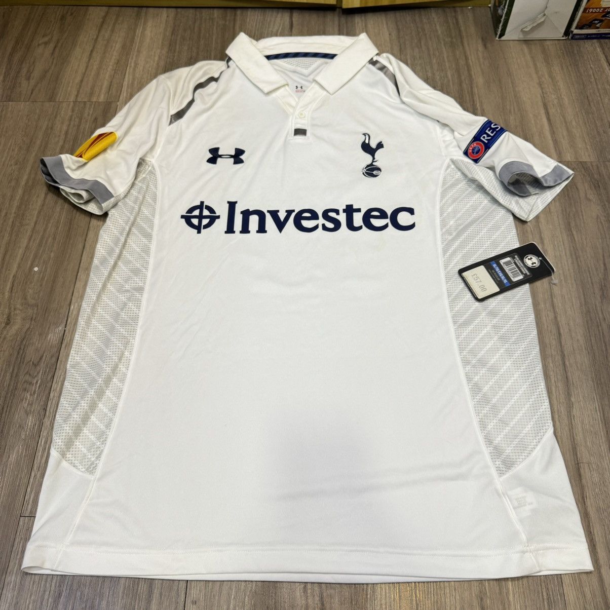 Under Armour Tottenham Hotspur 12/13 europa home shirt #19 Dembele (bnwt) Size US XL / EU 56 / 4 - 1 Thumbnail
