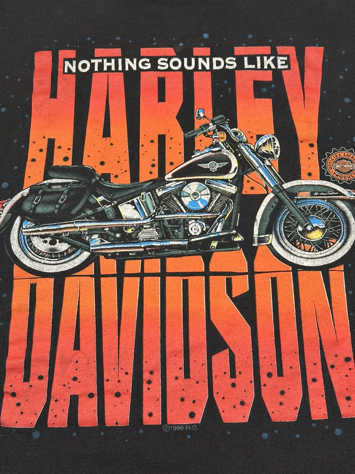 Harley Davidson Vintage H-D 1996 Nothing Sounds Like Harley Davidson Large Size US L / EU 52-54 / 3 - 5 Thumbnail