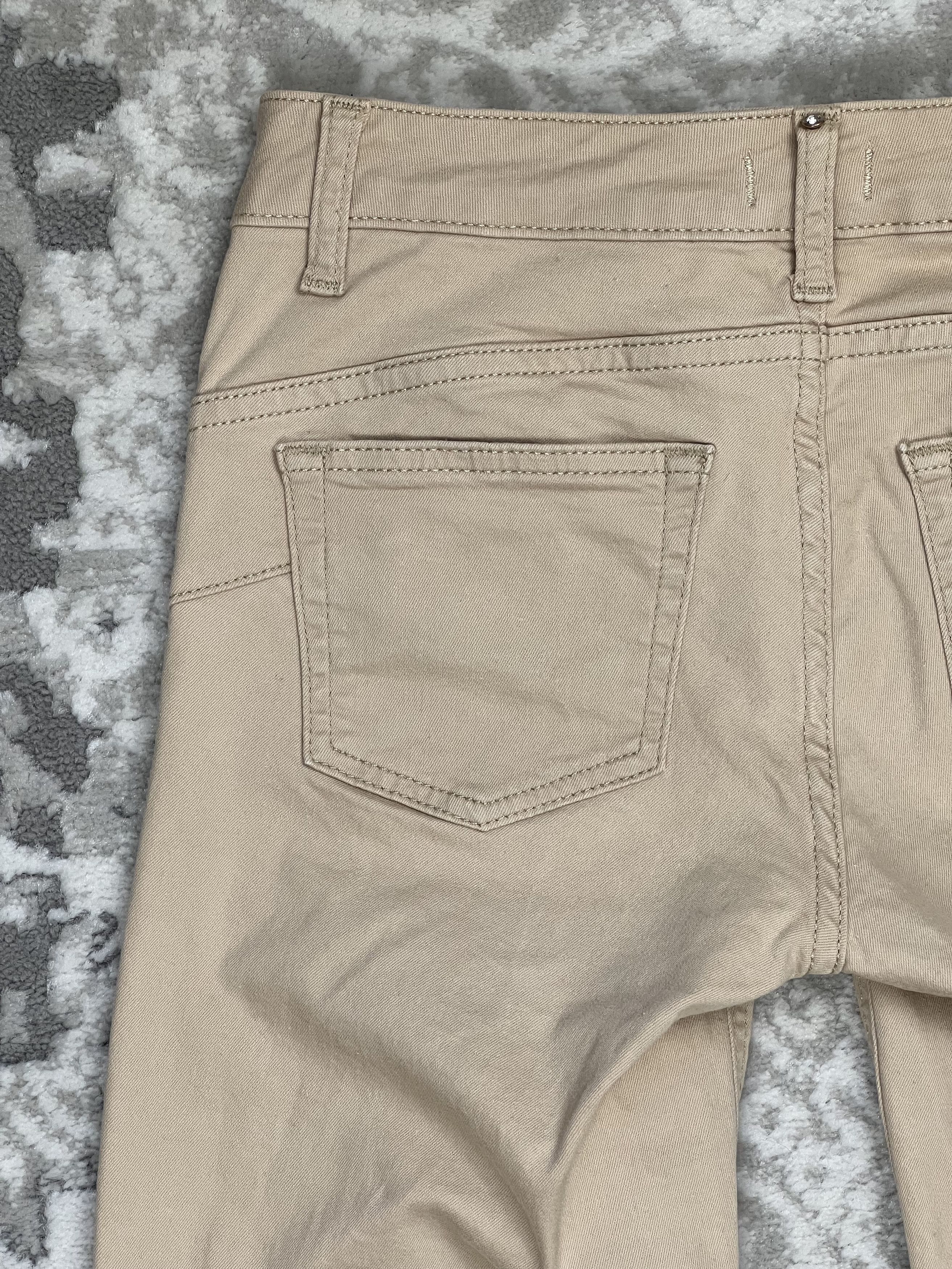 Liu Jo Liu Jo Beige Jeans Embroidered Hem Size 27" / US 4 / IT 40 - 12 Thumbnail
