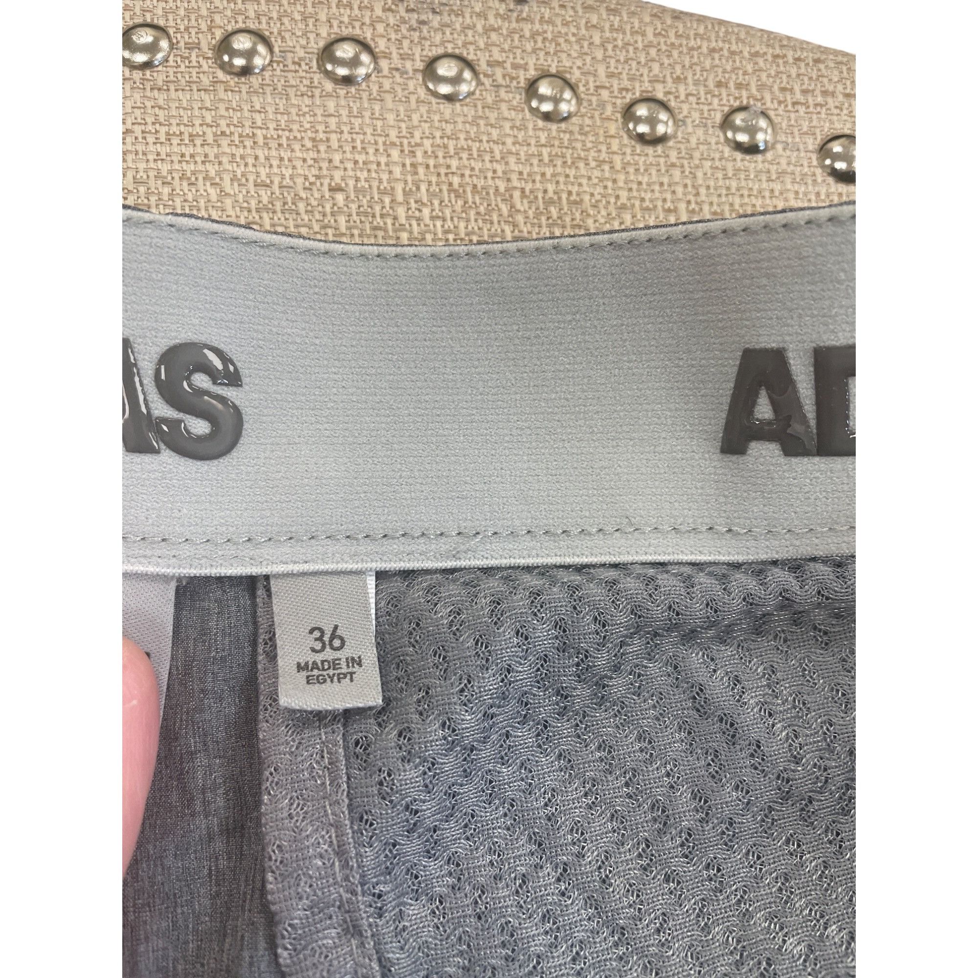 Adidas Adidas Mens Gray Performance Golf Casual Shorts Size 36 SKU Size US 36 / EU 52 - 9 Thumbnail