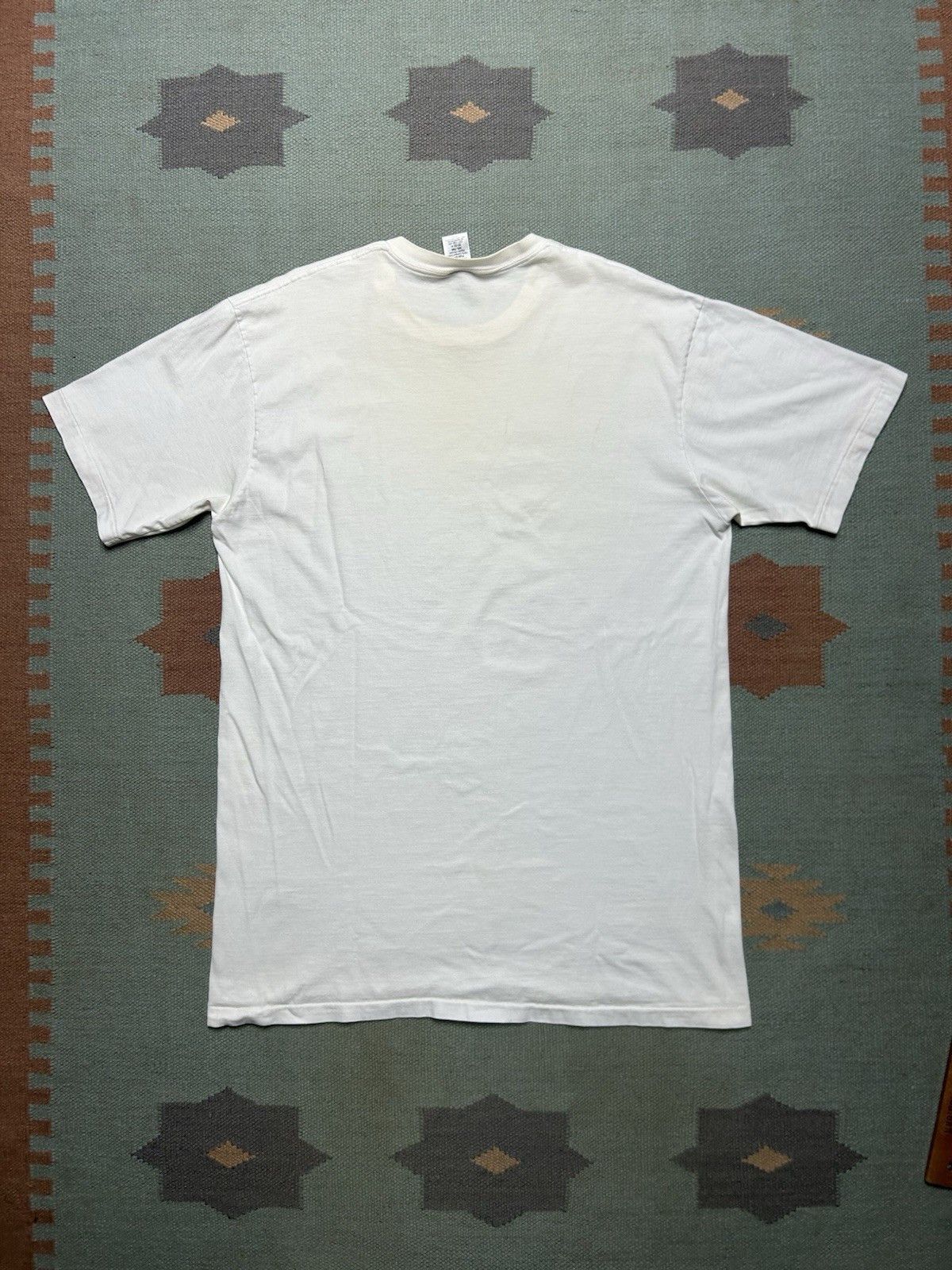 Vintage blank white t shirt Stafford soft cotton single stitch XL T Size US XL / EU 56 / 4 - 8 Thumbnail