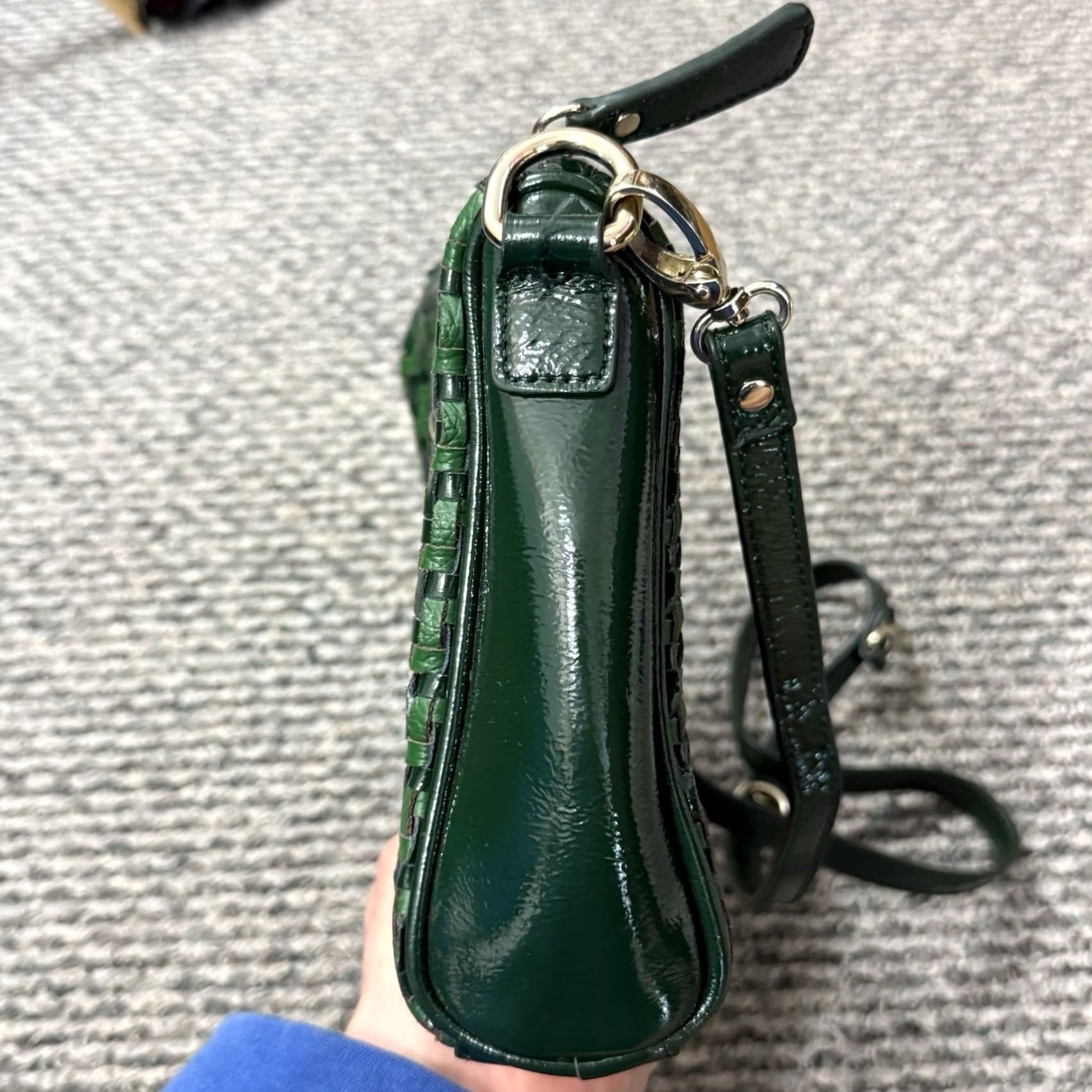 Vintage VINTAGE Sharif Satchel/Top Handle Bag Green Leather Satchel medium Women Size ONE SIZE - 6 Thumbnail