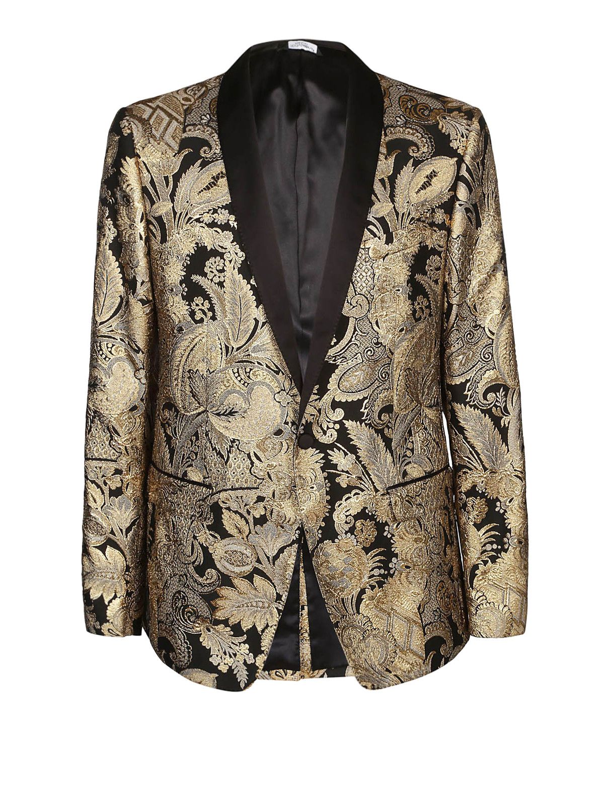 Dolce & Gabbana o1y0125 Blazer in Gold/Brown Size US M / EU 48-50 / 2 - 1 Thumbnail
