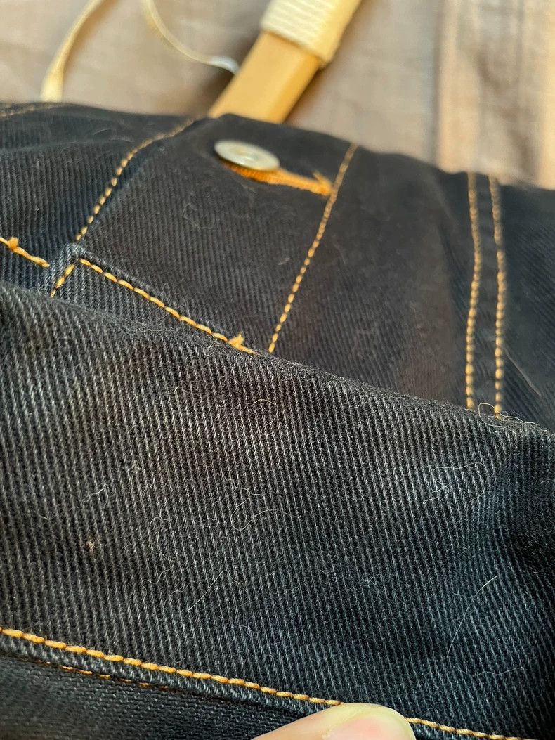 Comme des Garcons Comme Des Garcons Black Button Open Line Denim Jacket Jack Size S / US 4 / IT 40 - 8 Thumbnail