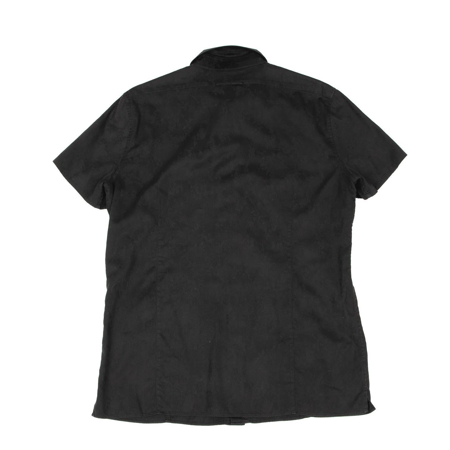 Jean Paul Gaultier Cotton Floral Jacquard Short Sleeve Shirt Black 46 Size US S / EU 44-46 / 1 - 11 Thumbnail