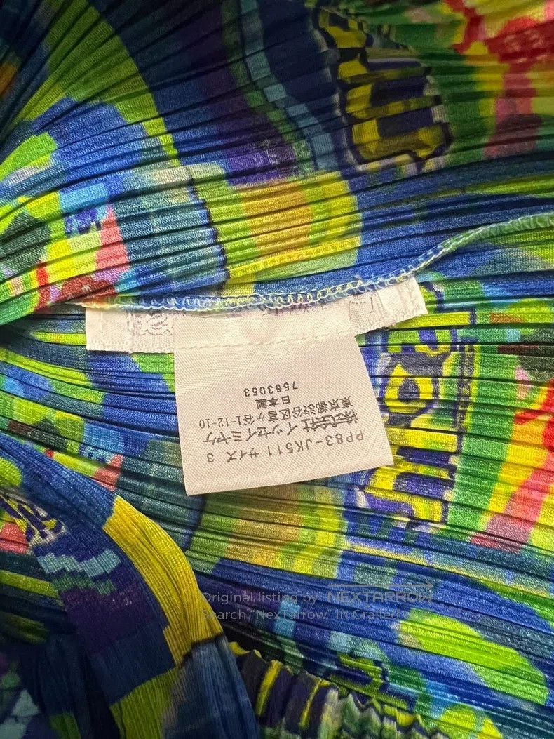 Issey Miyake Issey Miyake Blue Sleeveless Vest Size L / US 10 / IT 46 - 5 Thumbnail