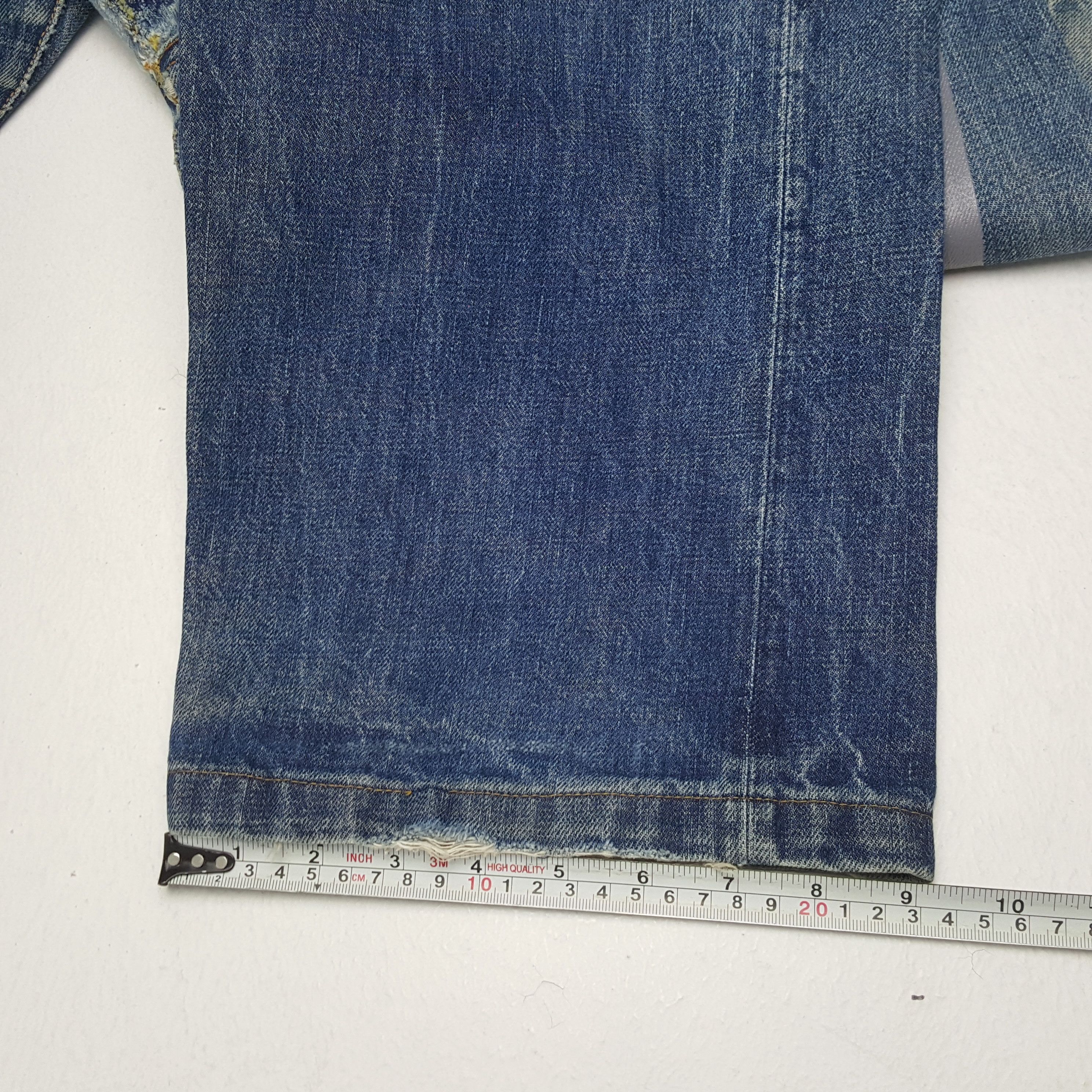 Japanese Brand × Vintage EVISU Japanese Brand Fashion Style Custom Daicock Jeans Size US 35 - 11 Thumbnail