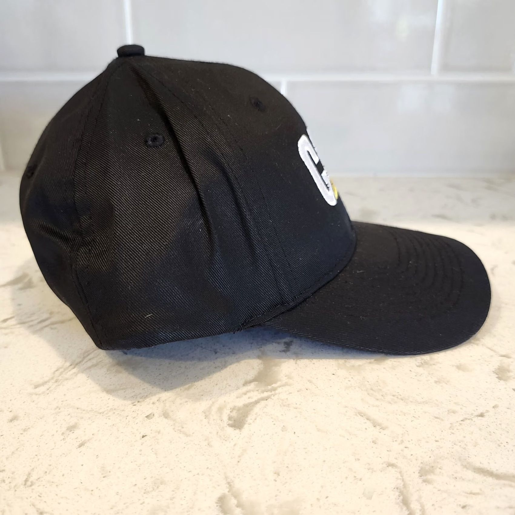 Vintage CAT Trucker Hat Baseball Black CAT Logo Classic Men Adjustable Hat Size ONE SIZE - 4 Thumbnail